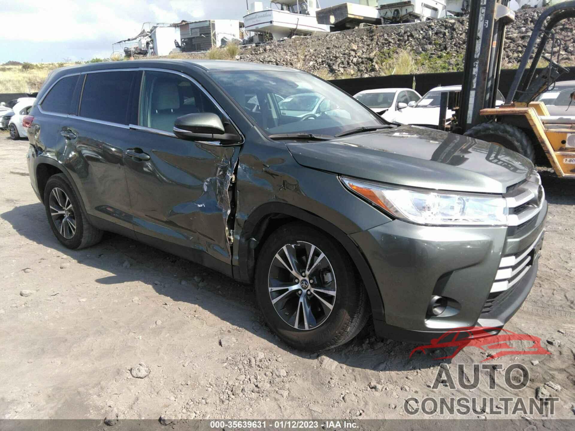 TOYOTA HIGHLANDER 2019 - 5TDZZRFH3KS311551
