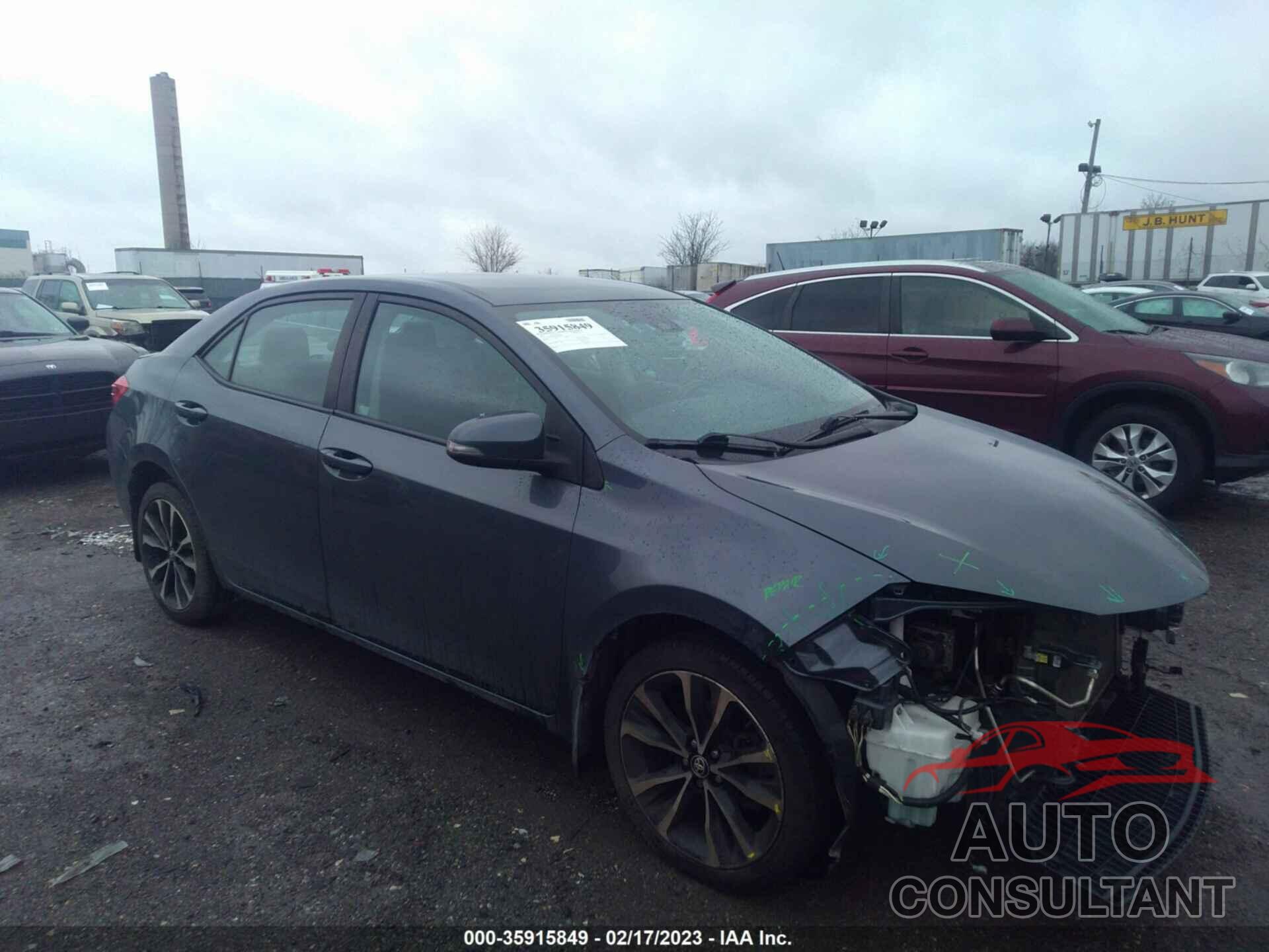 TOYOTA COROLLA 2017 - 2T1BURHE8HC906187