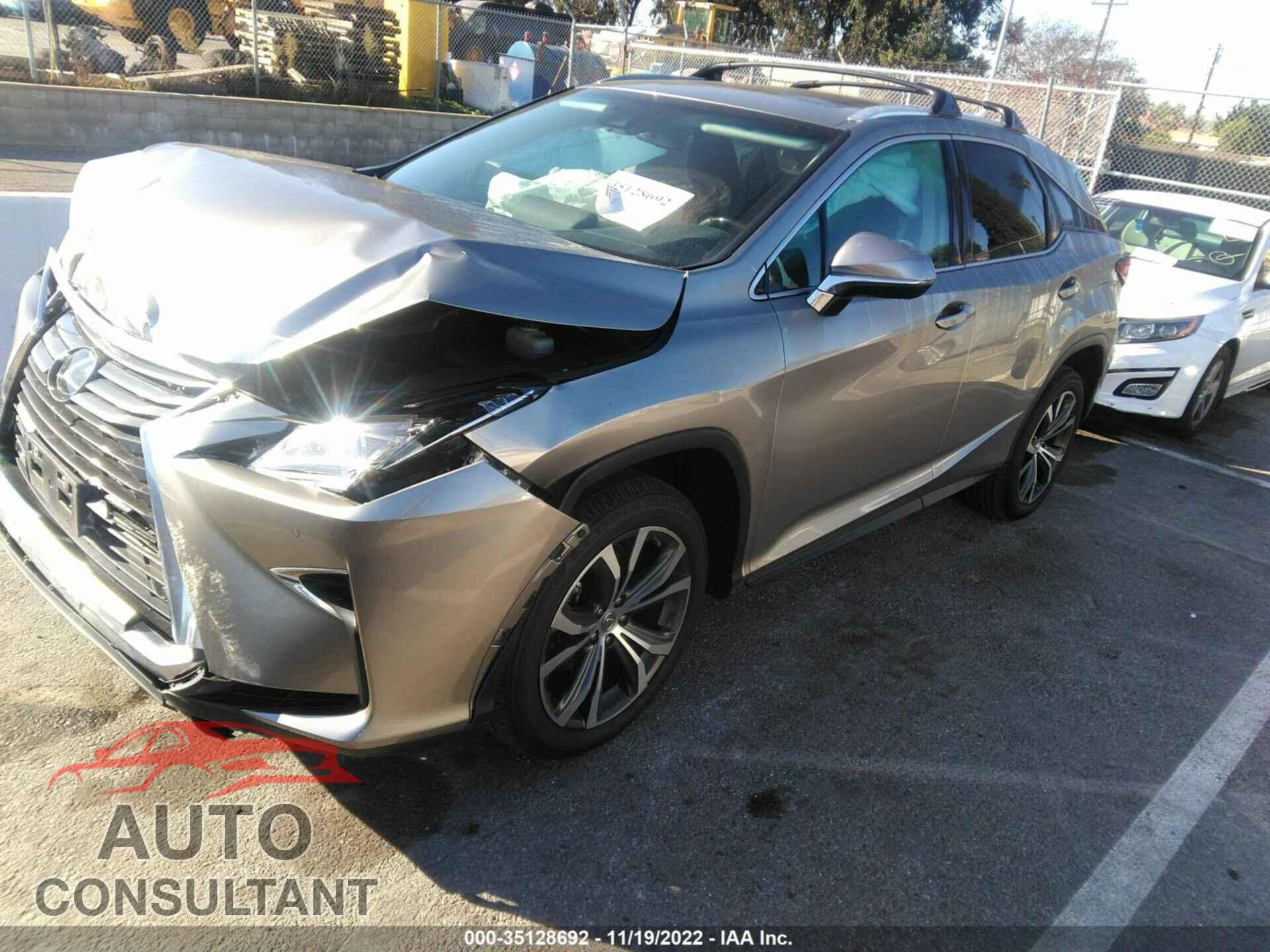 LEXUS RX 2017 - 2T2ZZMCA7HC041554