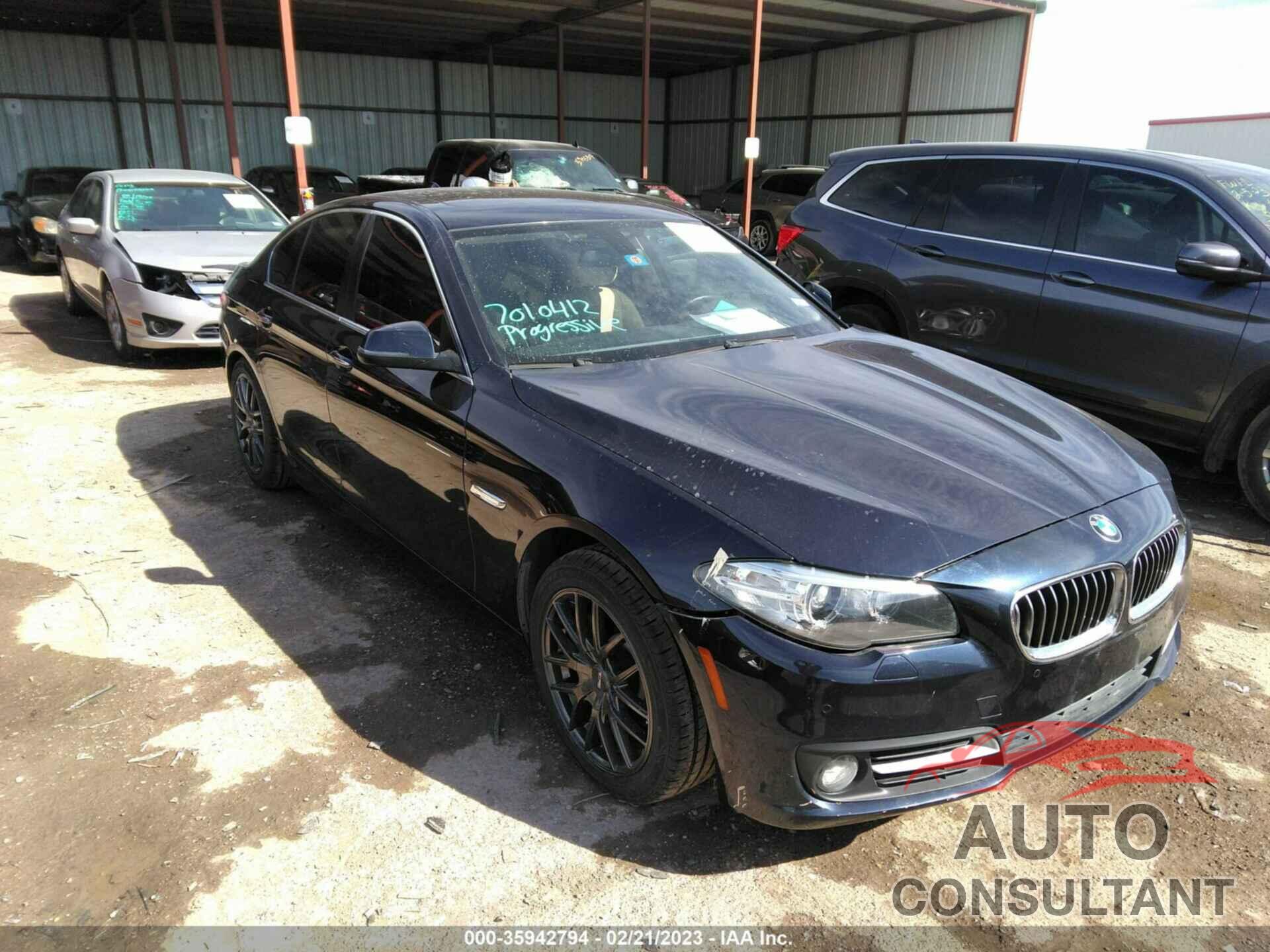 BMW 5 SERIES 2016 - WBA5A5C53GD528185