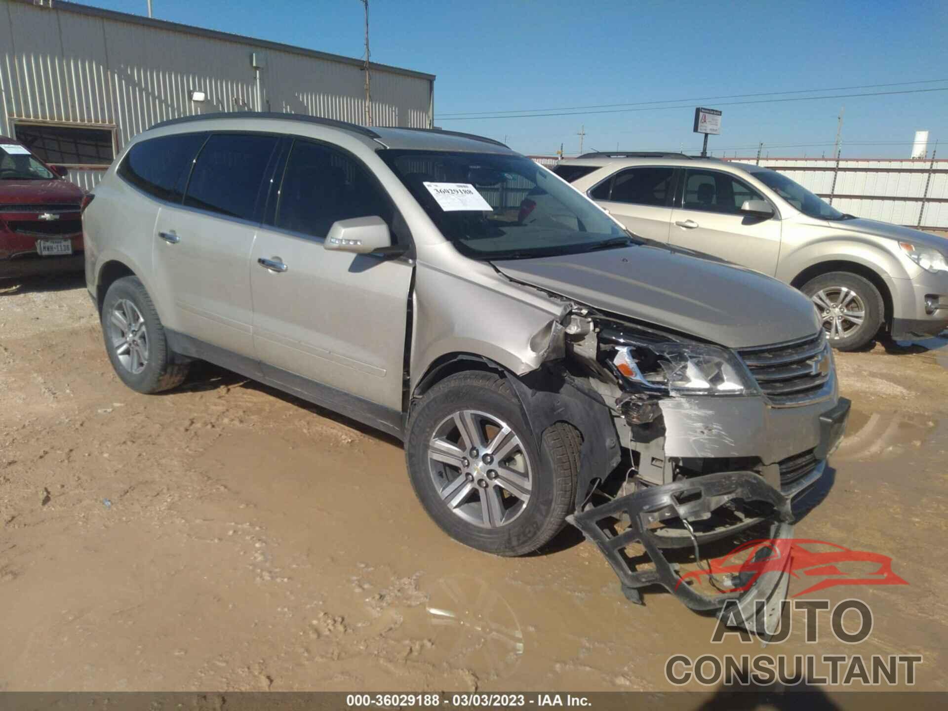 CHEVROLET TRAVERSE 2015 - 1GNKRHKD8FJ141017