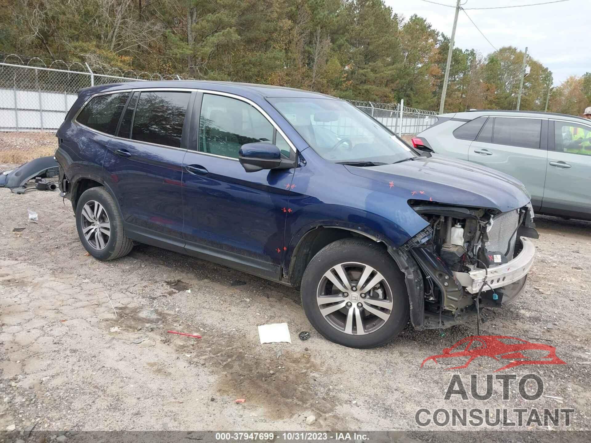 HONDA PILOT 2016 - 5FNYF6H53GB031727