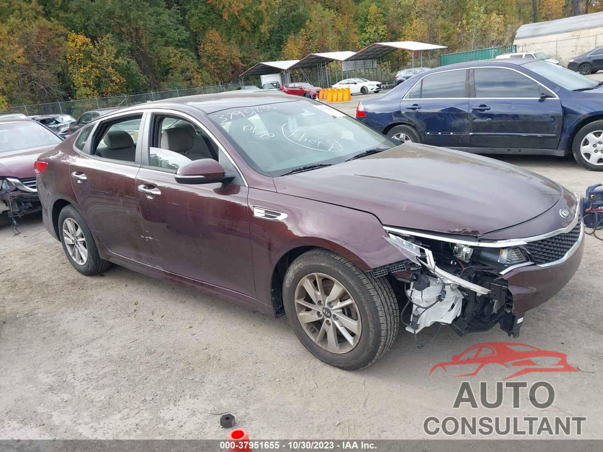 KIA OPTIMA 2018 - 5XXGT4L30JG246906