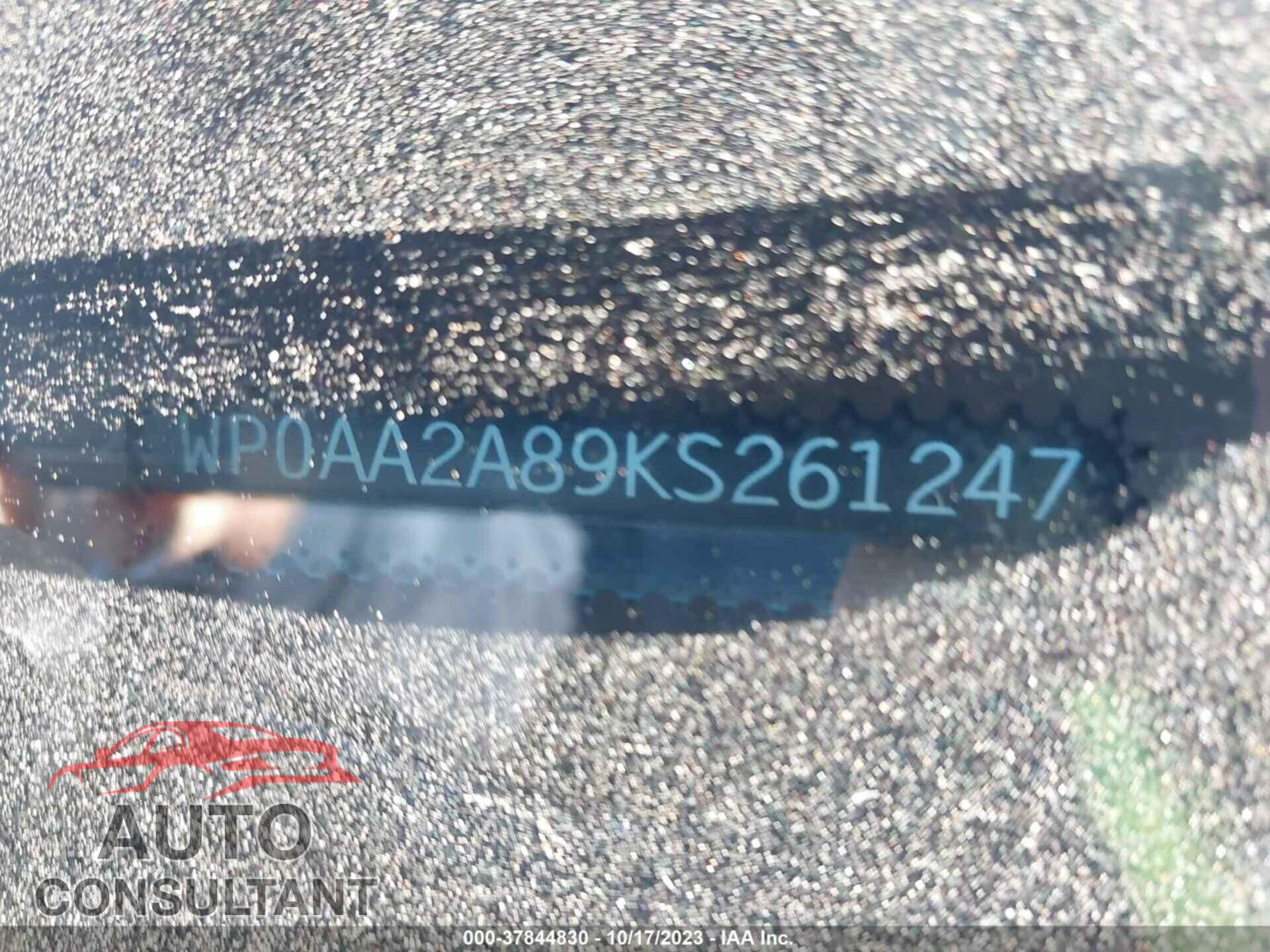 PORSCHE 718 CAYMAN 2019 - WP0AA2A89KS261247