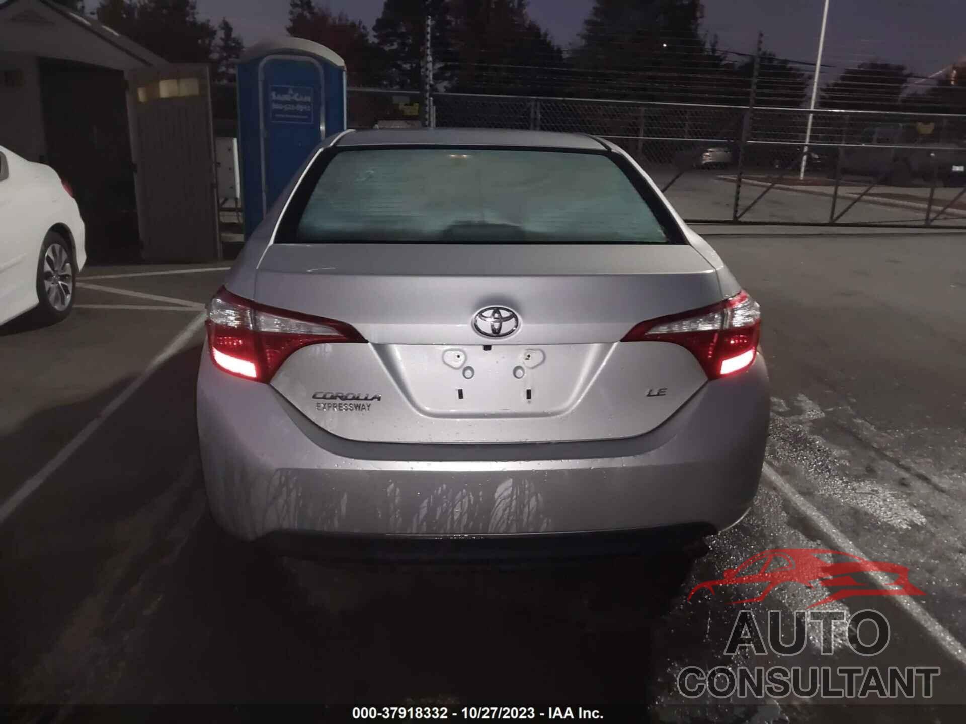 TOYOTA COROLLA 2016 - 2T1BURHE1GC538689