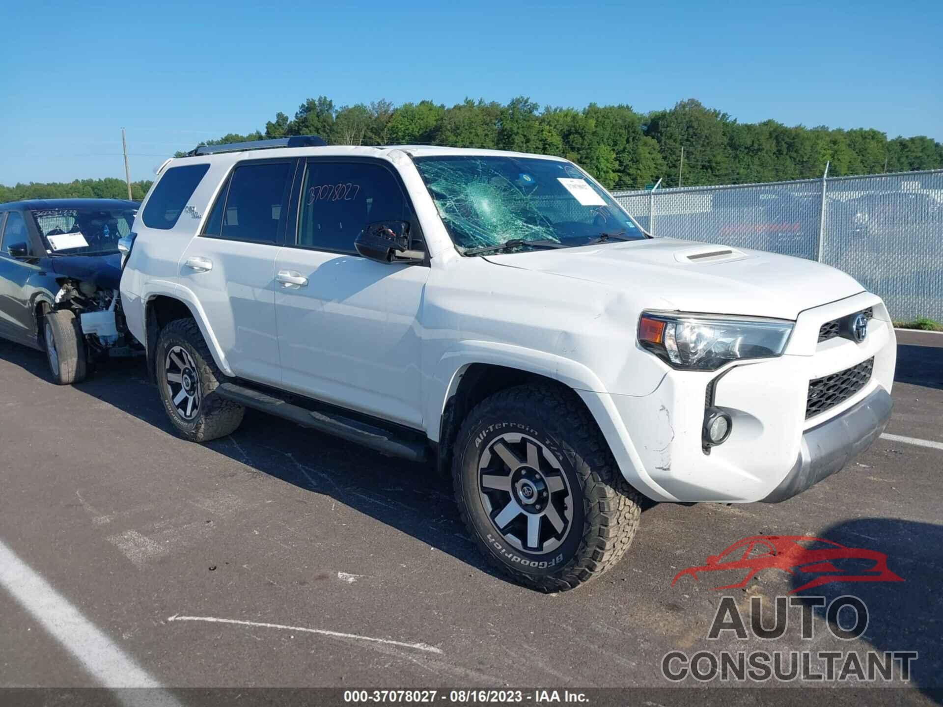 TOYOTA 4RUNNER 2018 - JTEBU5JR7J5576675