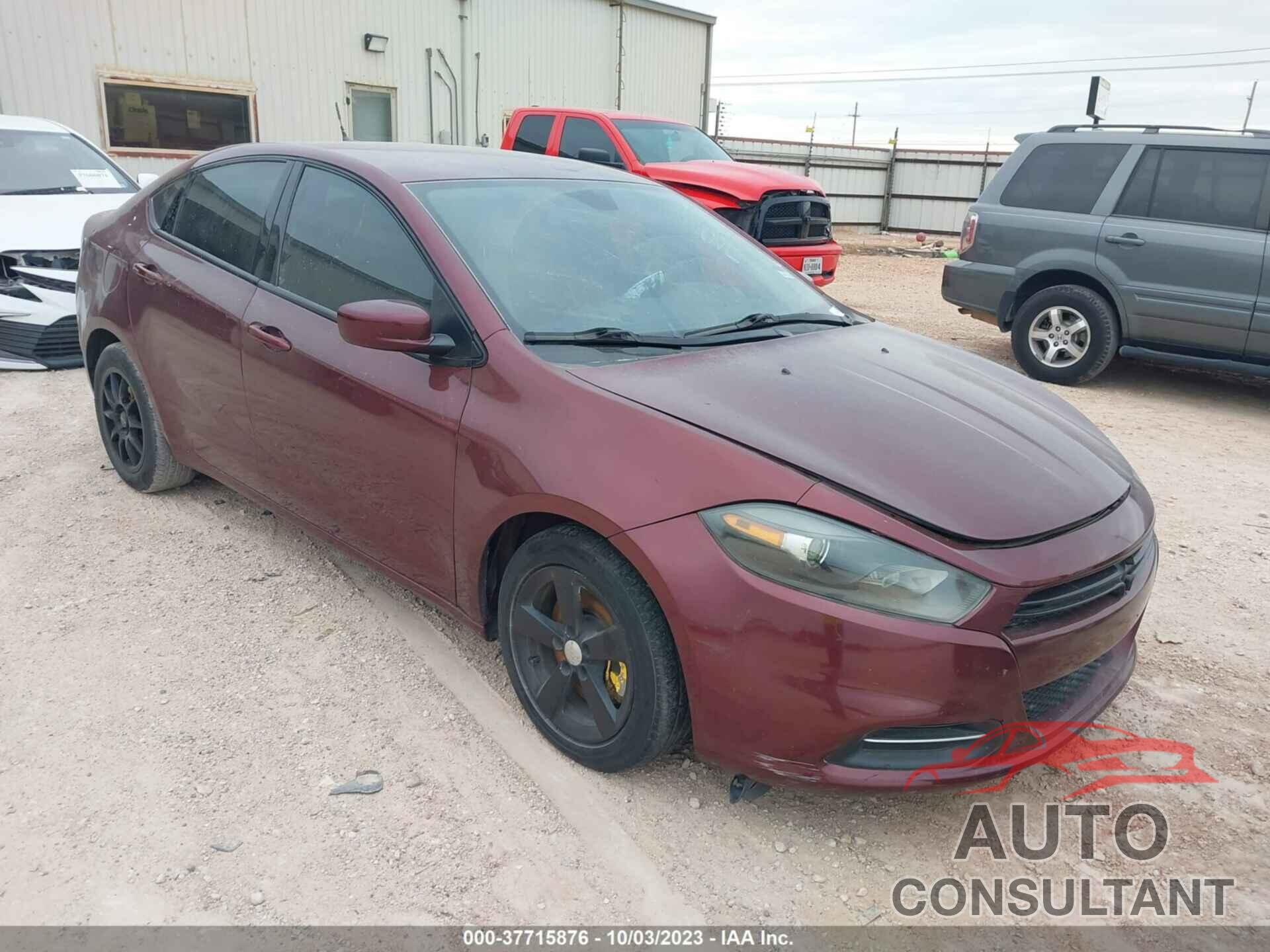 DODGE DART 2015 - 1C3CDFBB9FD238258