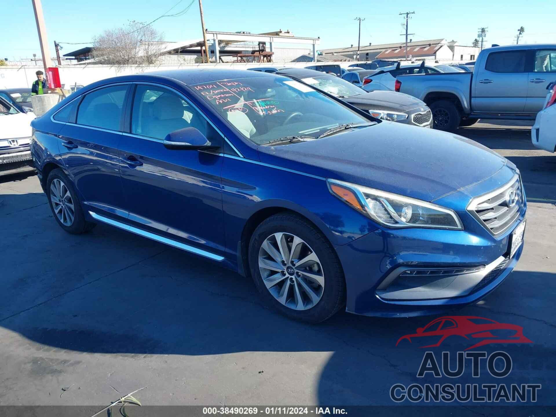 HYUNDAI SONATA 2016 - 5NPE34AF0GH293368