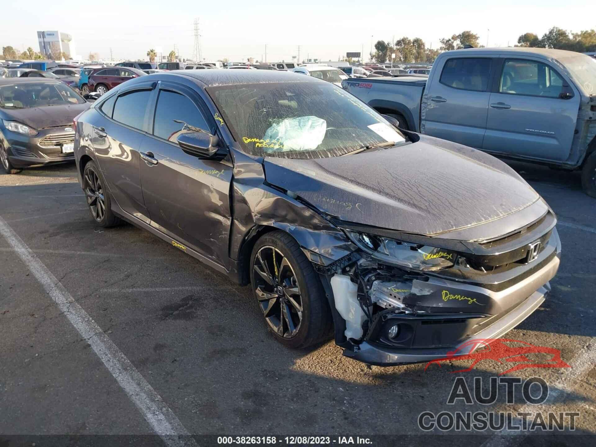 HONDA CIVIC 2020 - 19XFC2F80LE216453