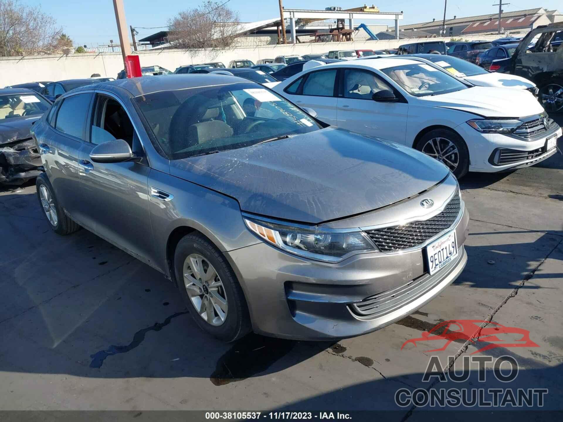 KIA OPTIMA 2018 - 5XXGT4L39JG180341