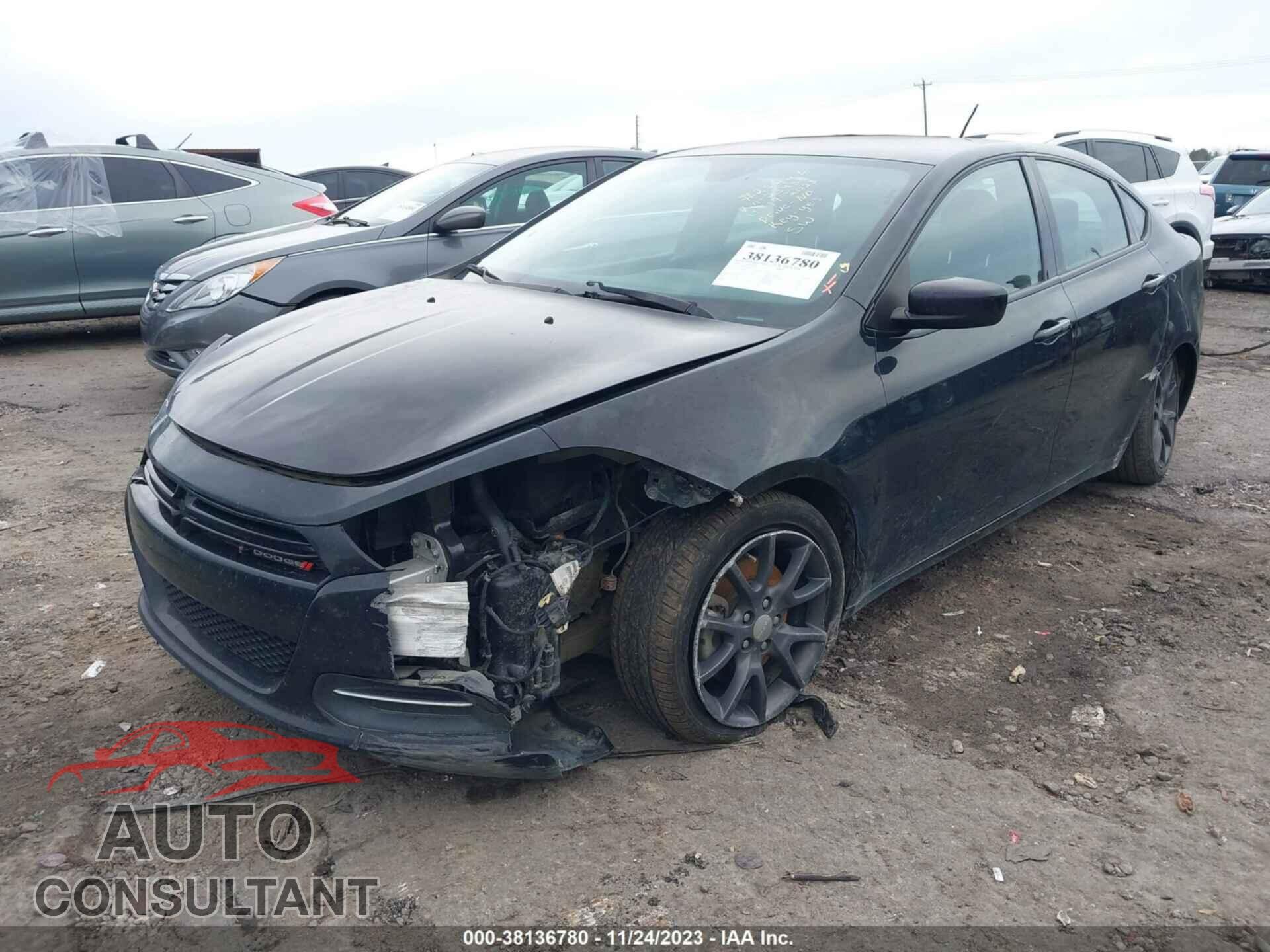 DODGE DART 2016 - 1C3CDFAA3GD752343