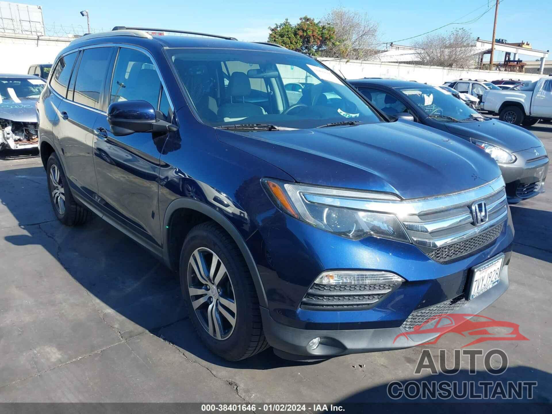 HONDA PILOT 2017 - 5FNYF5H37HB001074