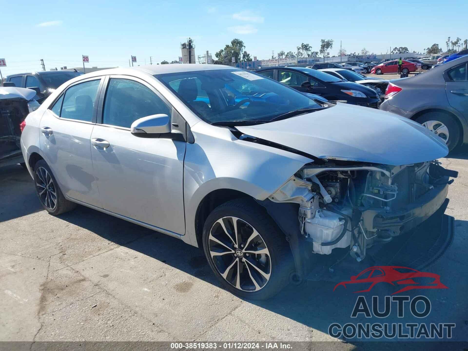 TOYOTA COROLLA 2019 - 5YFBURHE1KP900223