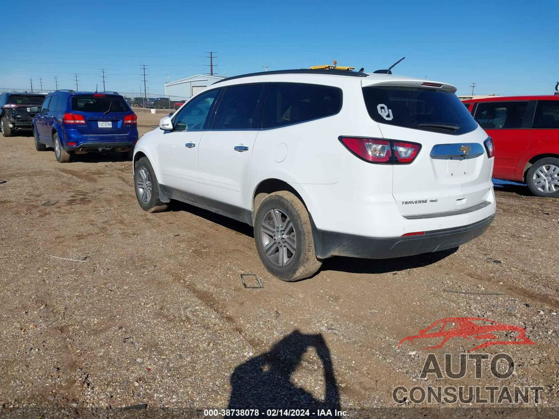 CHEVROLET TRAVERSE 2017 - 1GNKVGKD1HJ114654