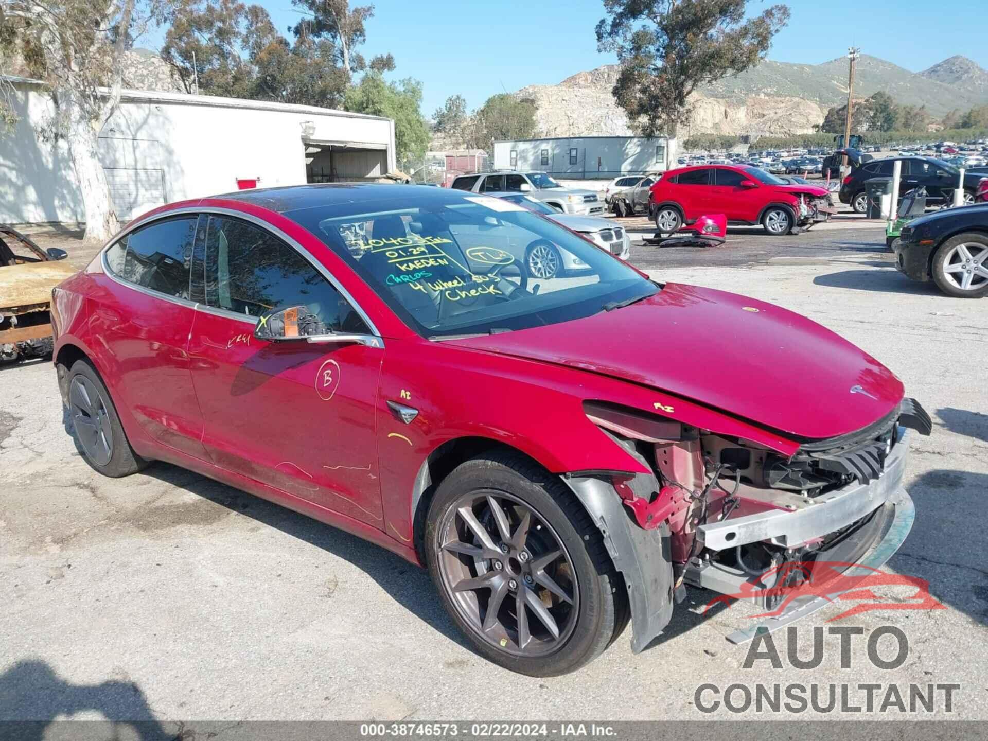 TESLA MODEL 3 2018 - 5YJ3E1EA1JF010416