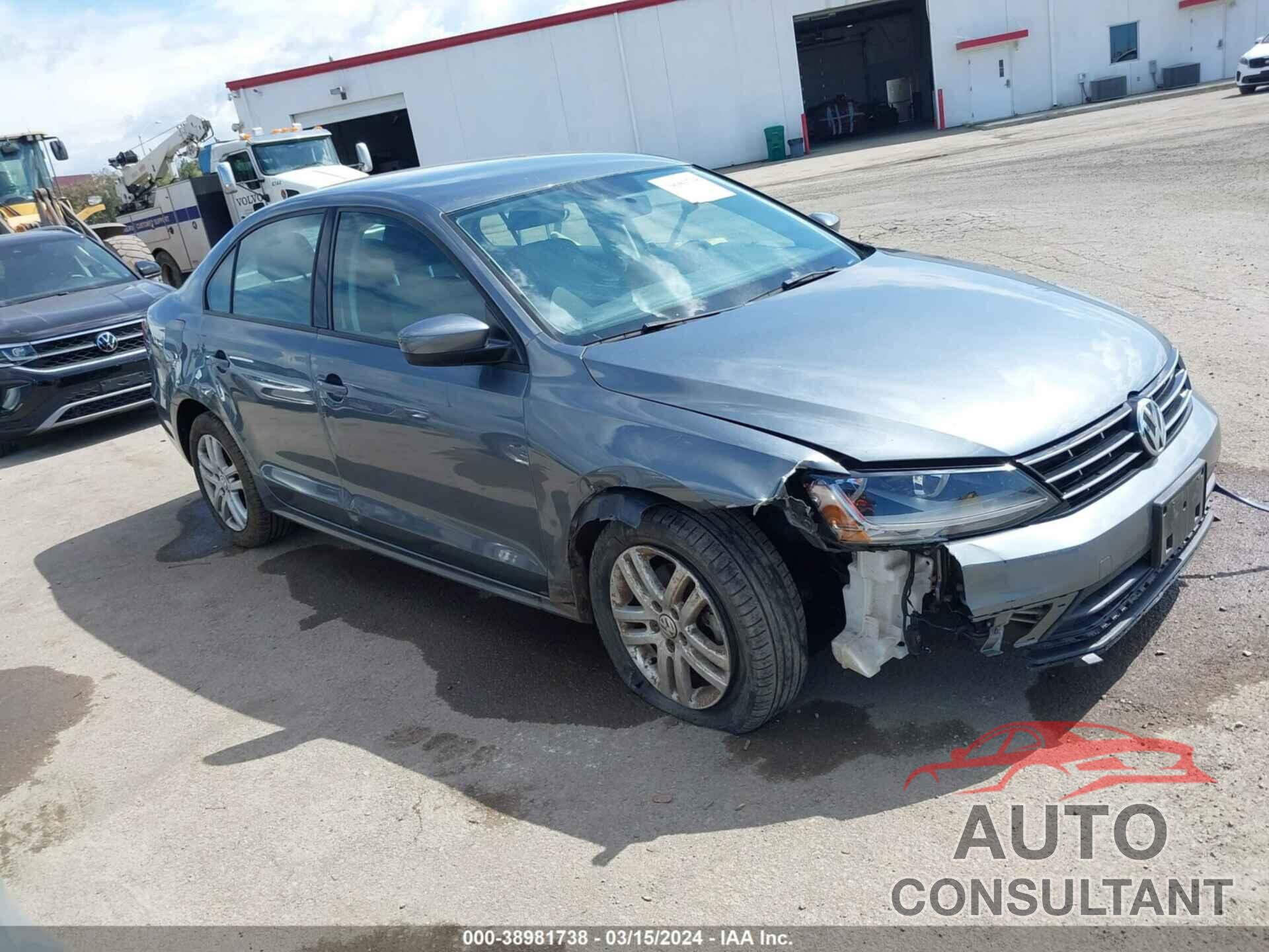 VOLKSWAGEN JETTA 2018 - 3VW2B7AJ2JM219900