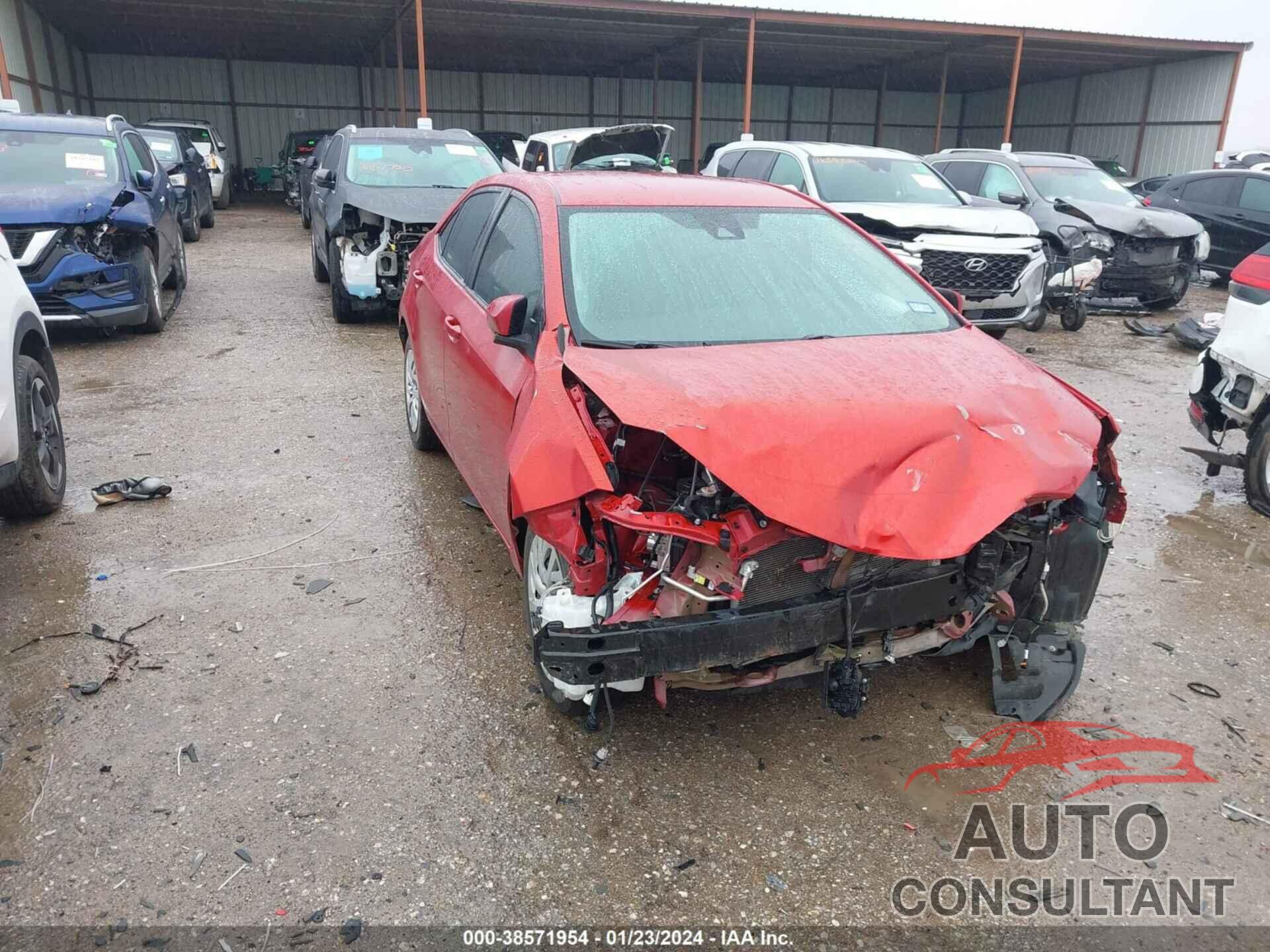 TOYOTA COROLLA 2019 - 5YFBURHE6KP883645
