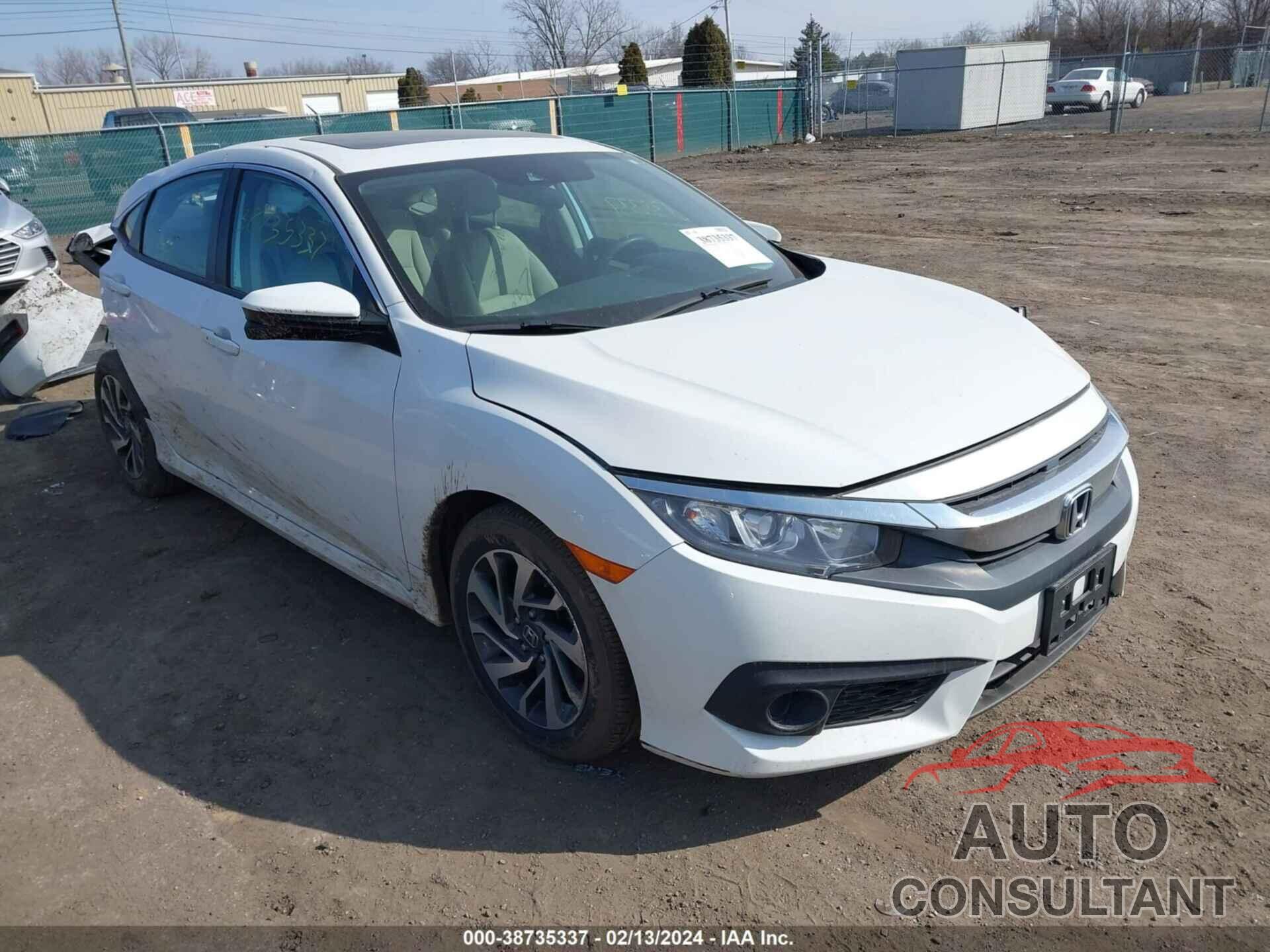 HONDA CIVIC 2017 - 19XFC2F85HE061941