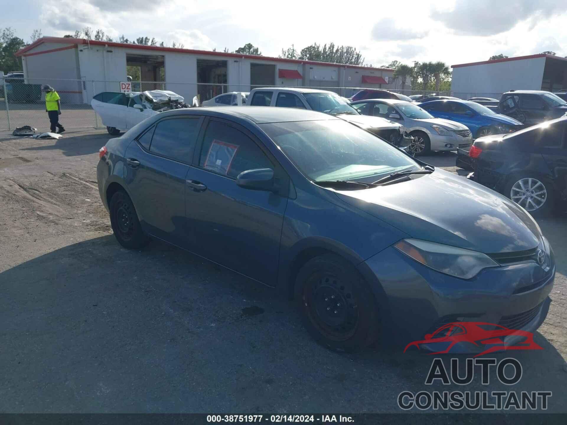 TOYOTA COROLLA 2016 - 2T1BURHE2GC599436