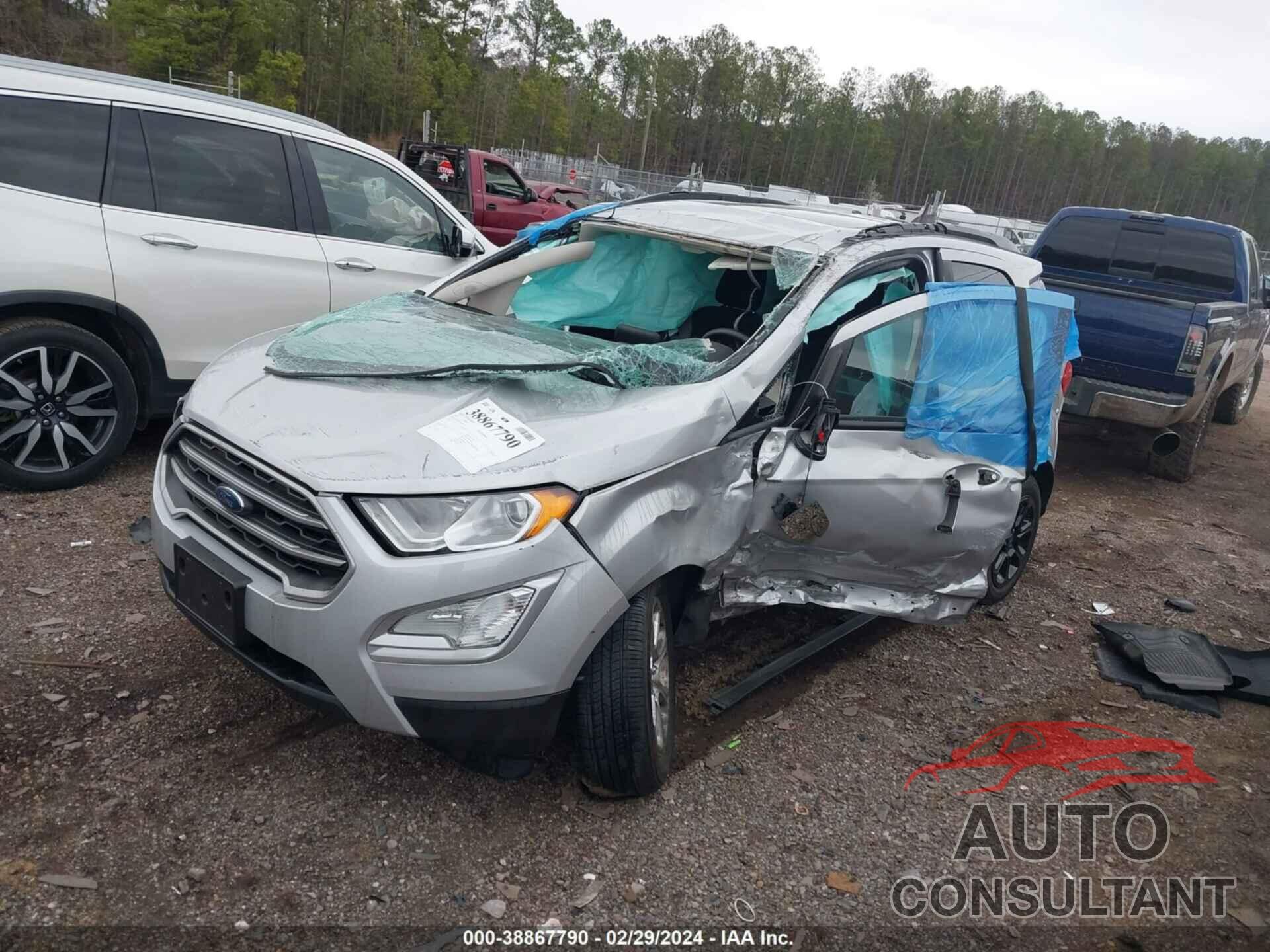 FORD ECOSPORT 2018 - MAJ3P1TE9JC158834