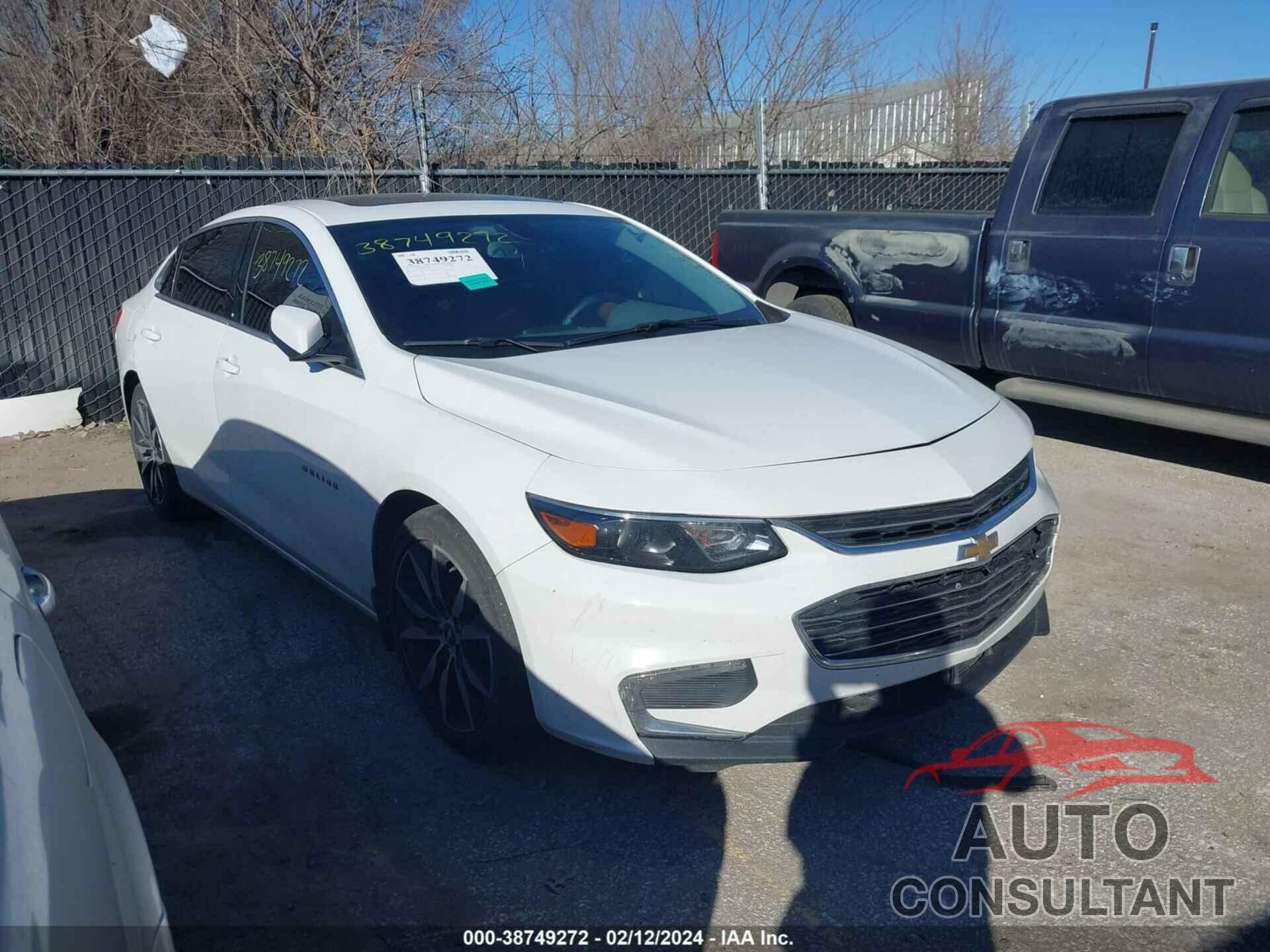 CHEVROLET MALIBU 2017 - 1G1ZE5STXHF252126