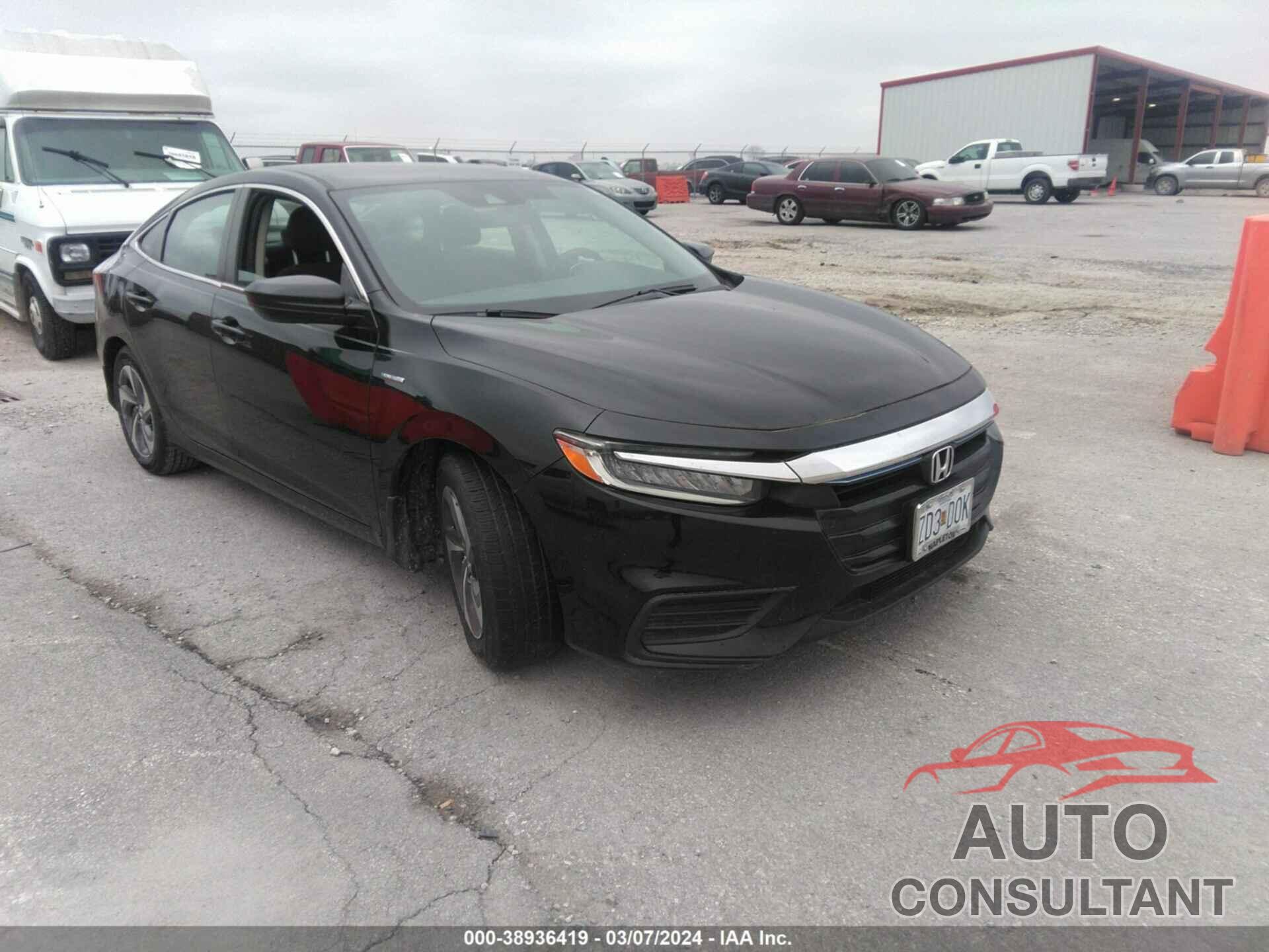 HONDA INSIGHT 2019 - 19XZE4F15KE010601