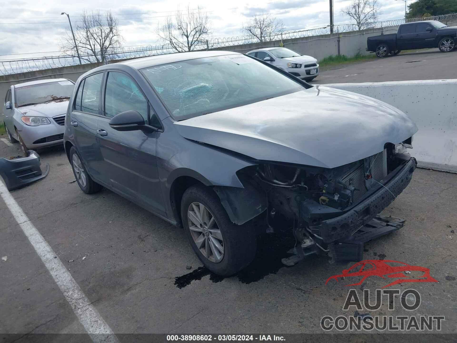 VOLKSWAGEN GOLF 2017 - 3VW217AU2HM063493