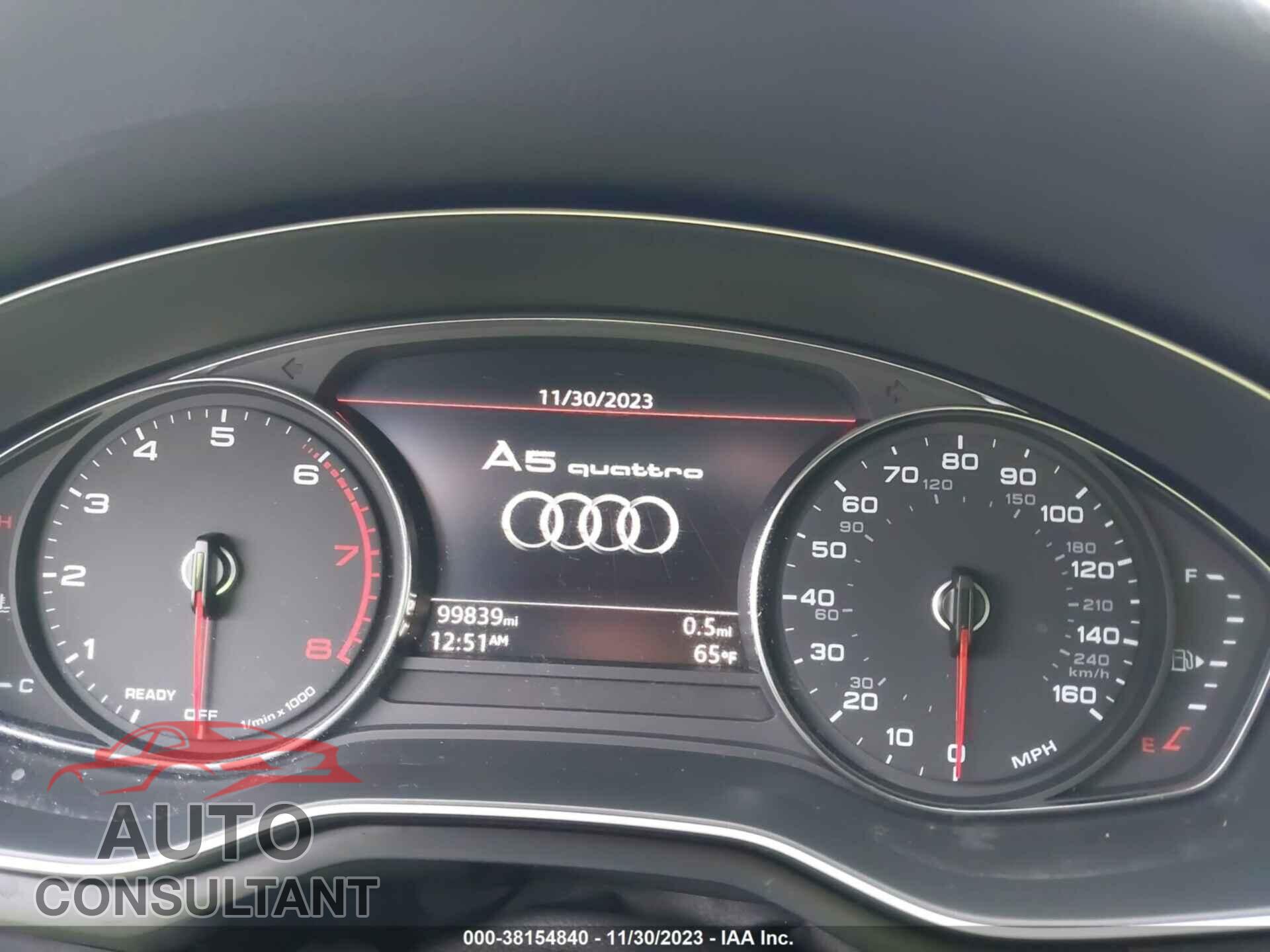AUDI A5 2018 - WAUANCF52JA090710