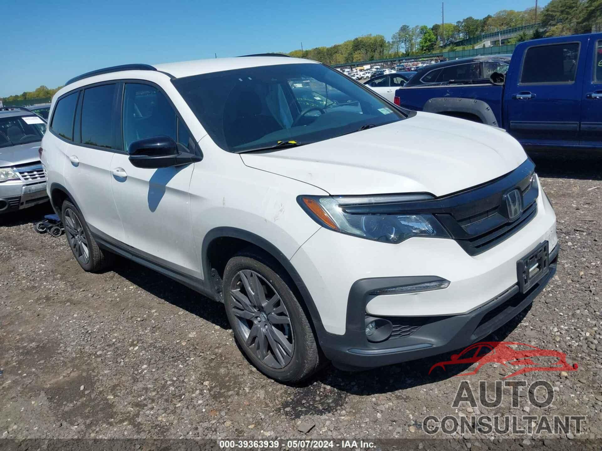 HONDA PILOT 2022 - 5FNYF6H39NB102652