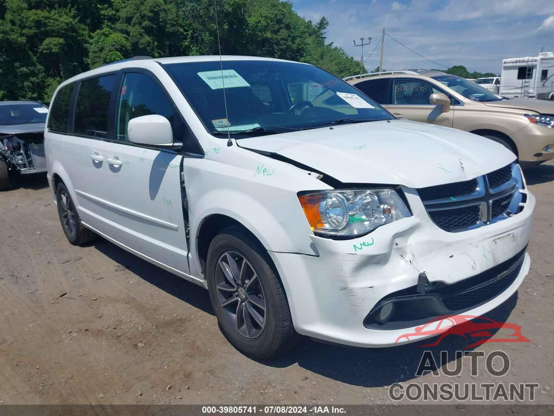 DODGE GRAND CARAVAN 2017 - 2C4RDGCG5HR696269