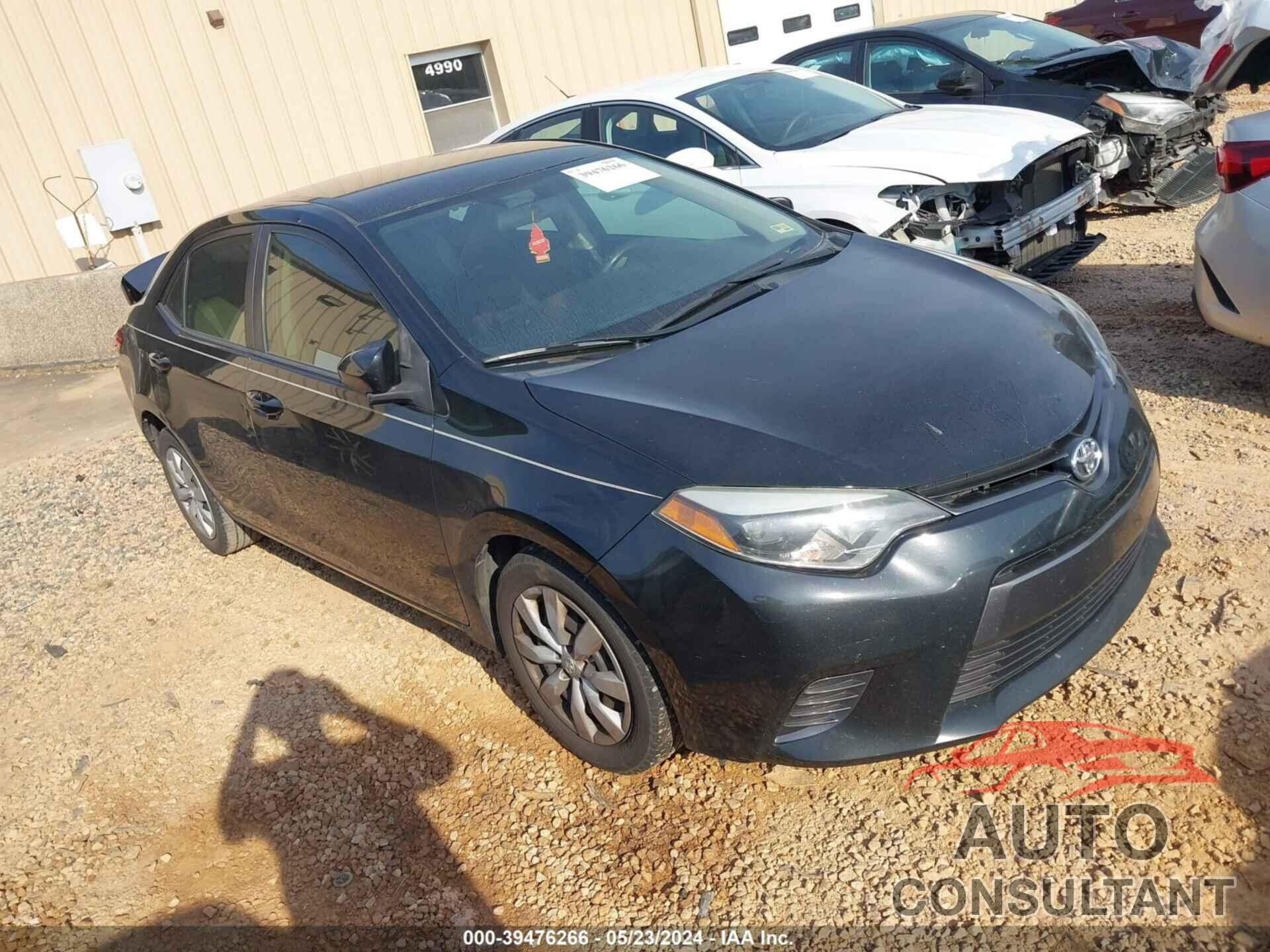 TOYOTA COROLLA 2016 - 2T1BURHE6GC538946