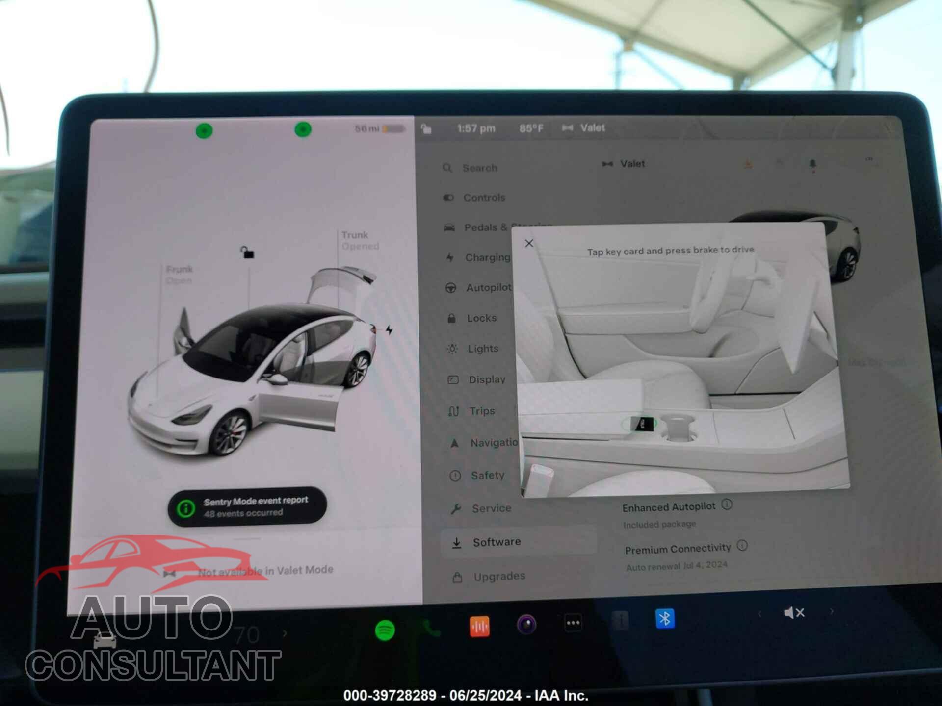 TESLA MODEL 3 2018 - 5YJ3E1EB4JF081375