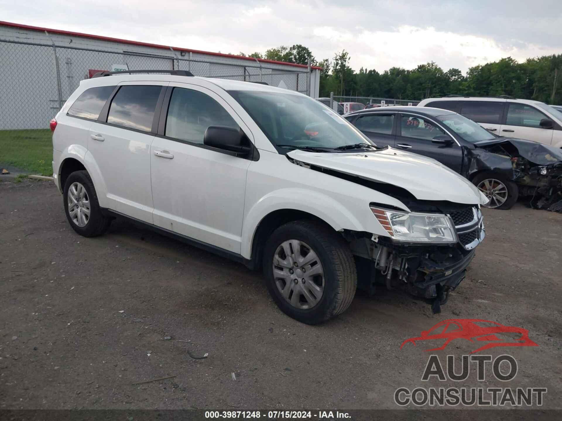 DODGE JOURNEY 2016 - 3C4PDDAGXGT220930