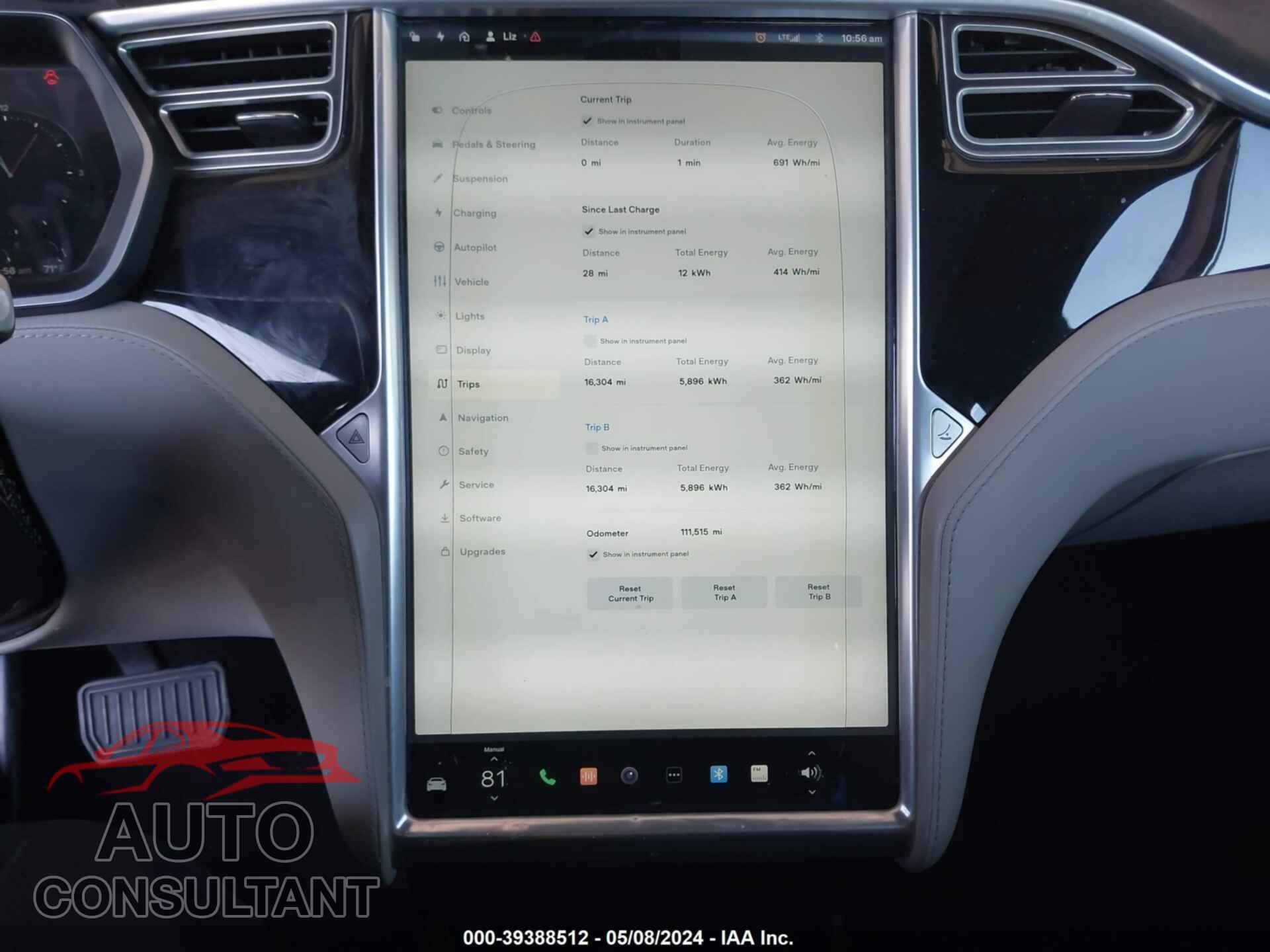 TESLA MODEL S 2016 - 5YJSA1E23GF122174