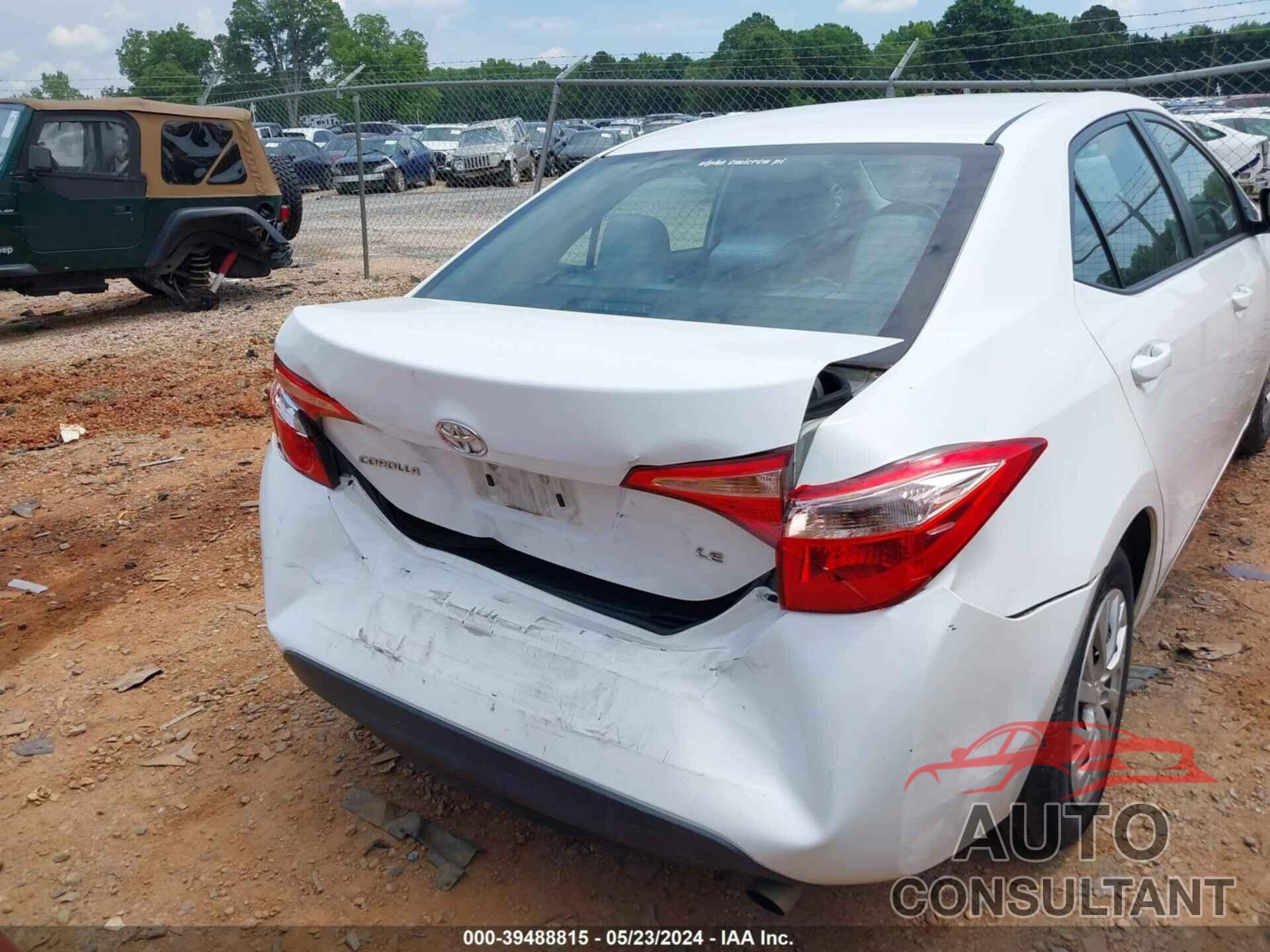 TOYOTA COROLLA 2017 - 5YFBURHE9HP613723