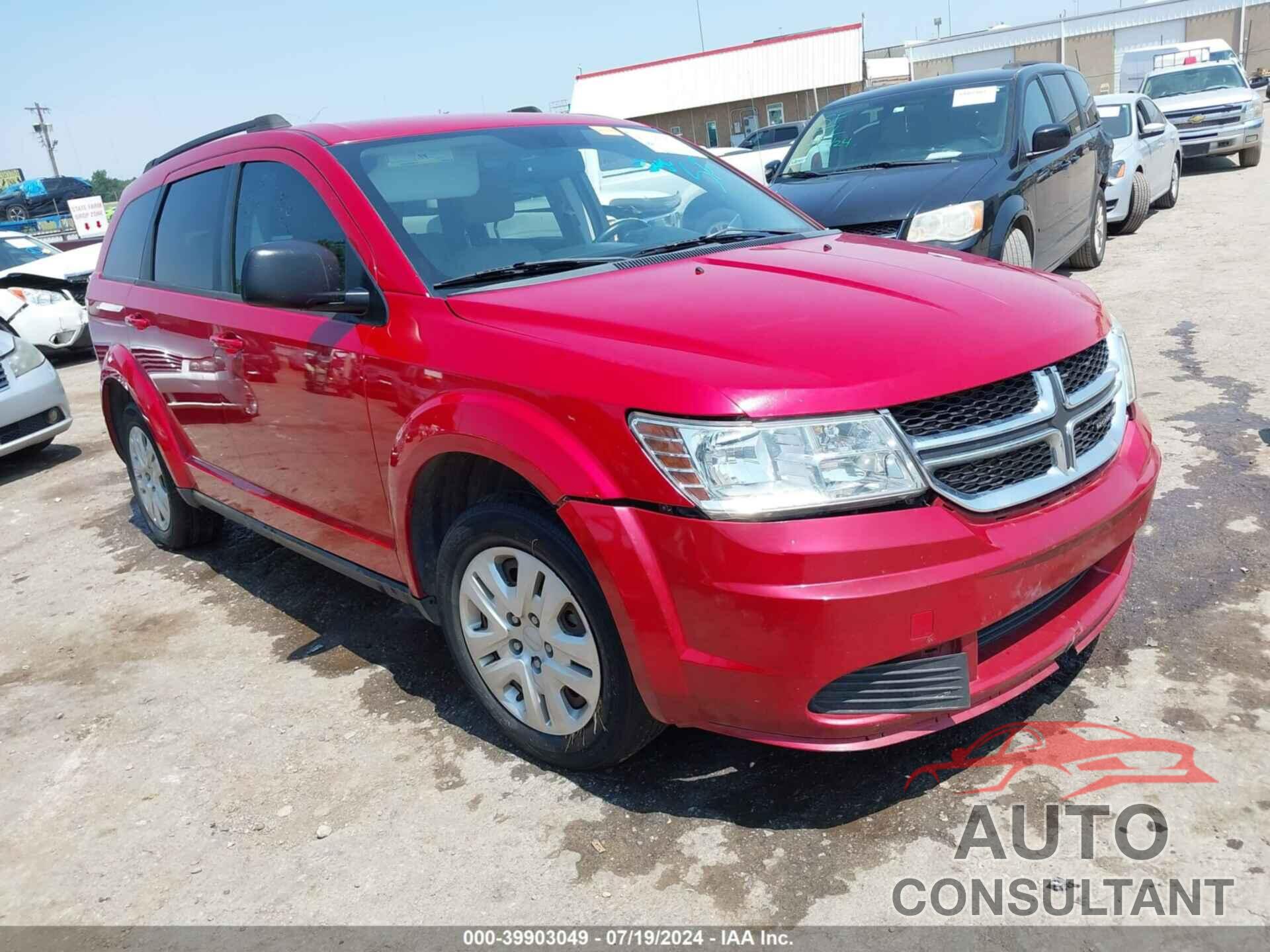 DODGE JOURNEY 2016 - 3C4PDCAB7GT123716
