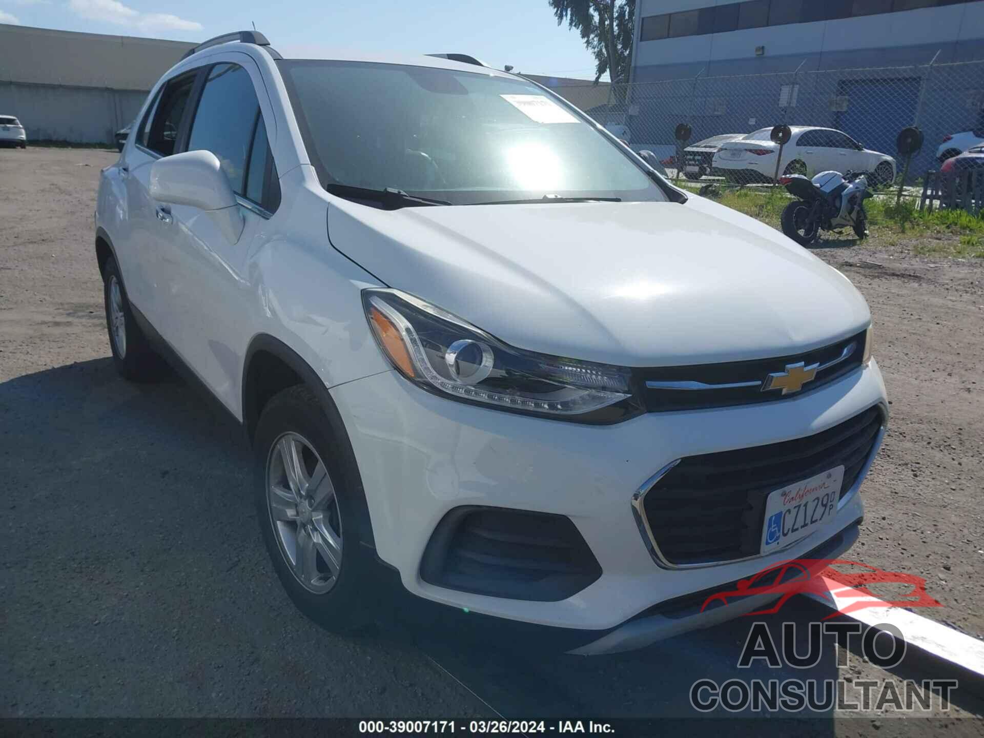 CHEVROLET TRAX 2018 - KL7CJLSB6JB675154