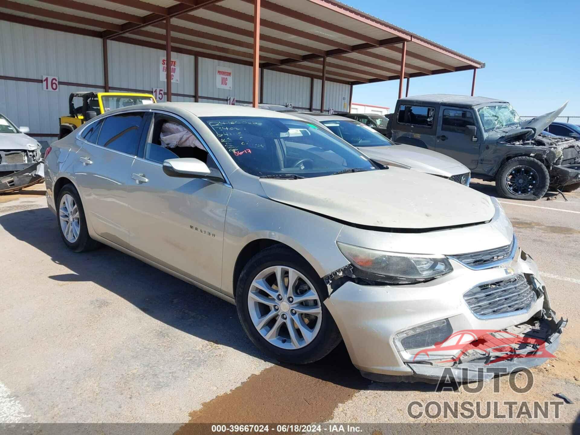 CHEVROLET MALIBU 2016 - 1G1ZE5ST4GF174215