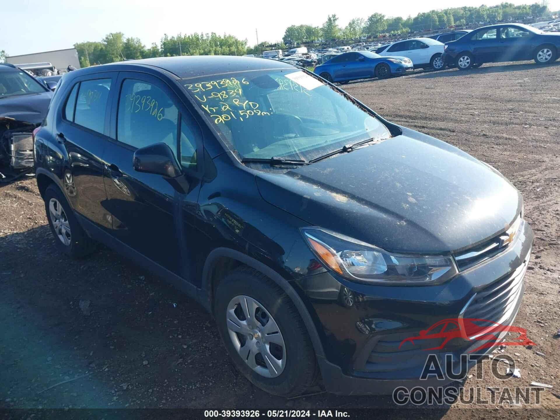 CHEVROLET TRAX 2017 - 3GNCJKSB7HL269834