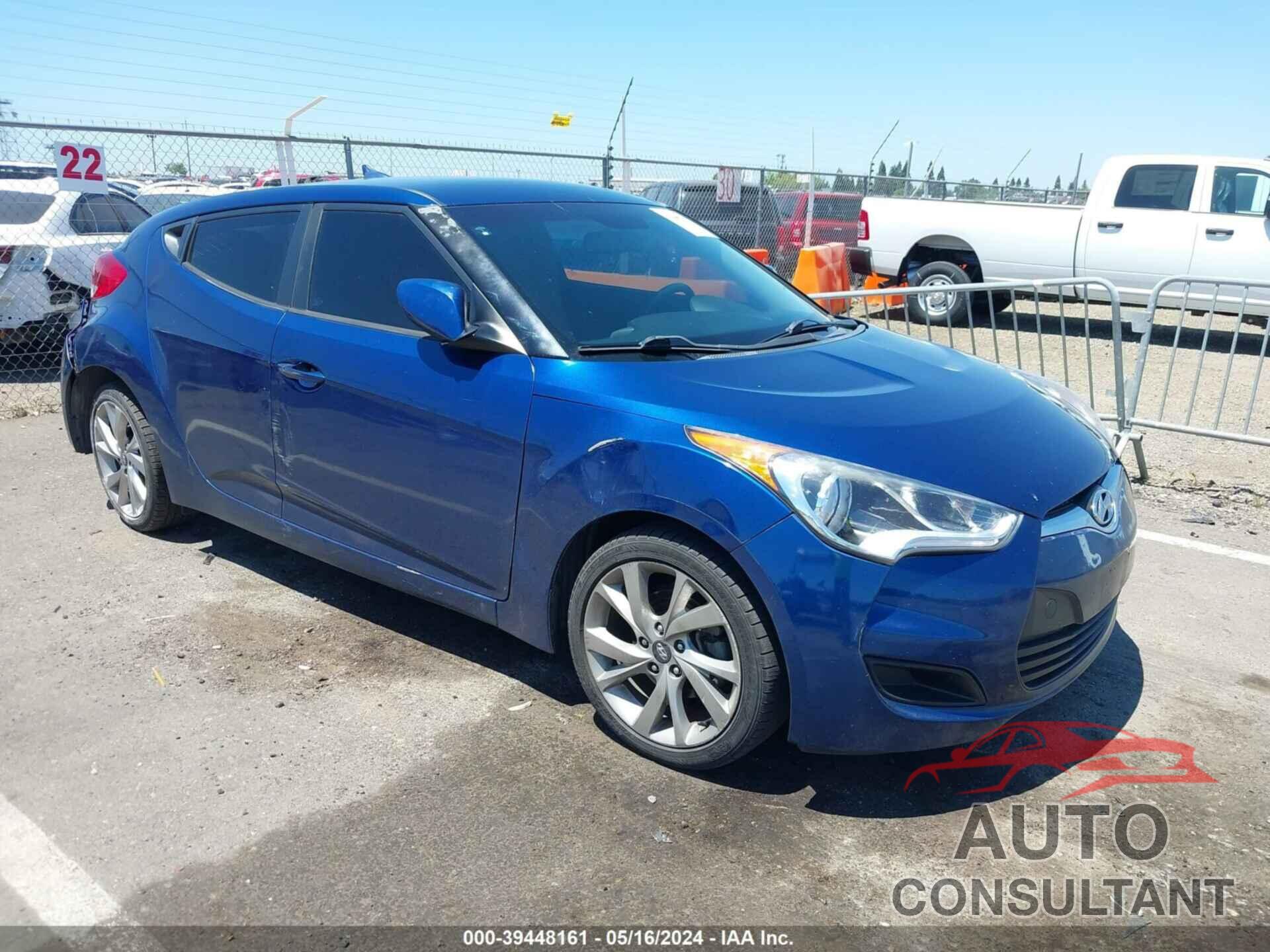 HYUNDAI VELOSTER 2016 - KMHTC6ADXGU272322