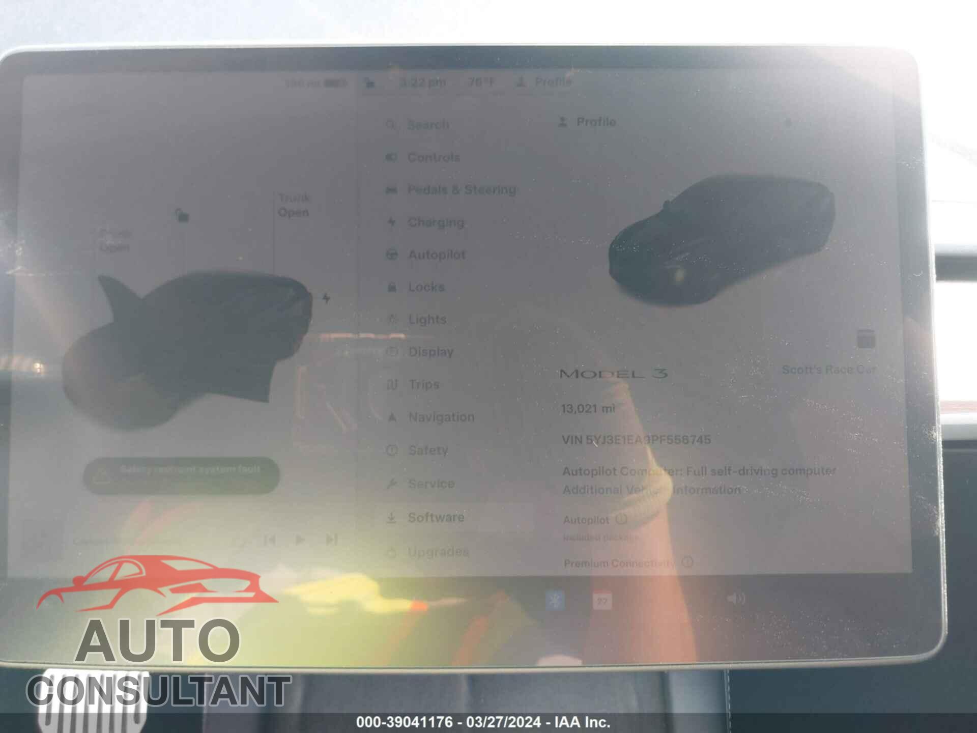 TESLA MODEL 3 2023 - 5YJ3E1EA9PF556745