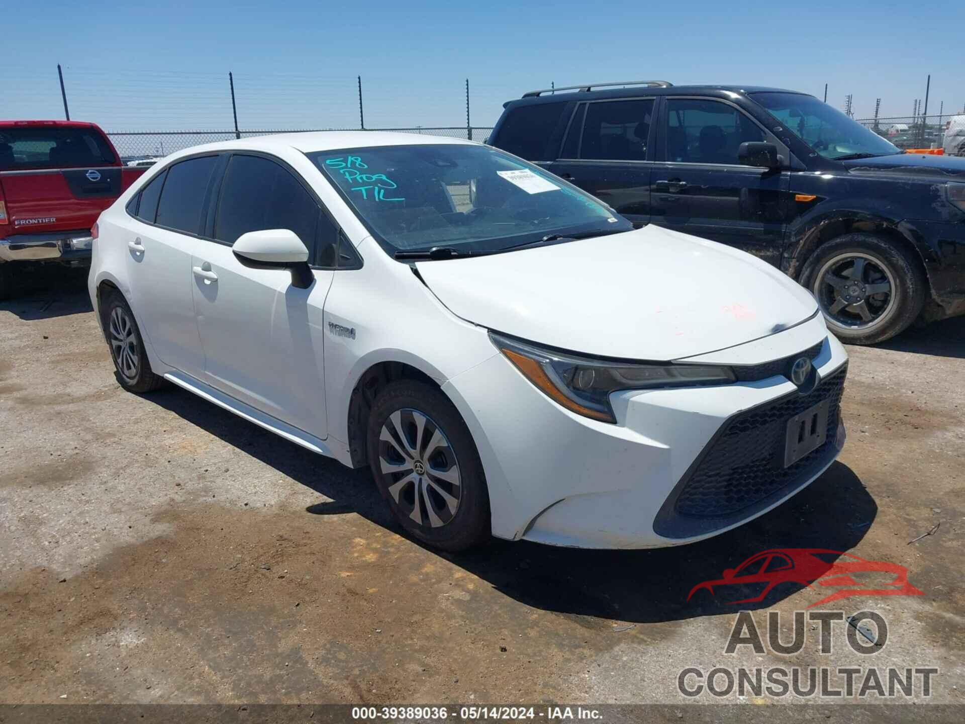 TOYOTA COROLLA 2021 - JTDEAMDE2MJ003904