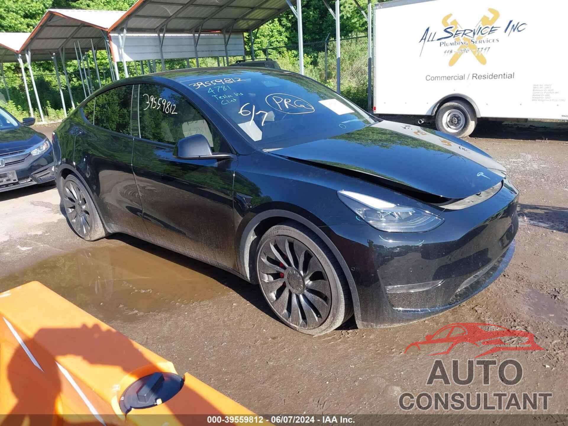 TESLA MODEL Y 2022 - 7SAYGDEF3NF376612