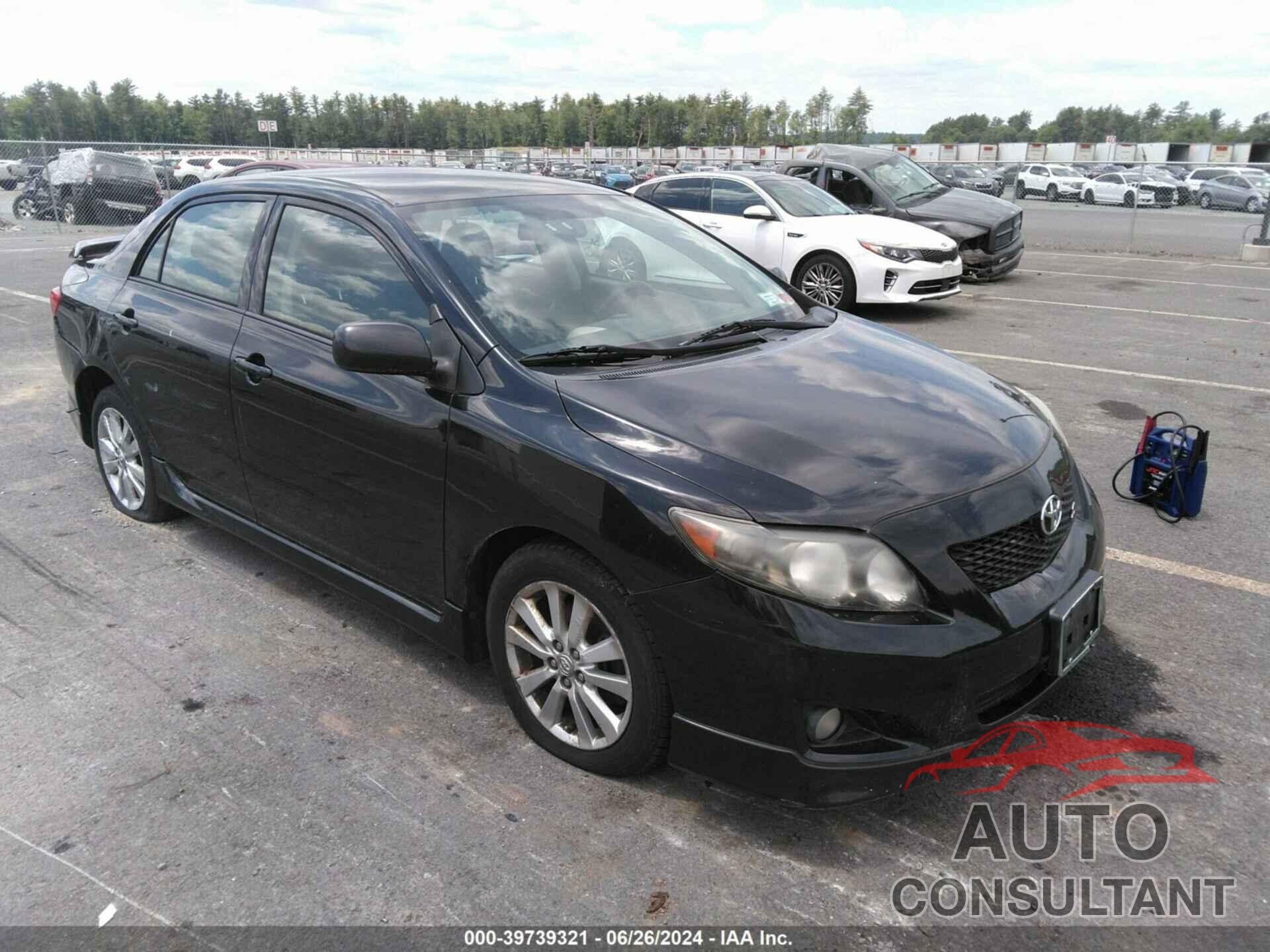 TOYOTA COROLLA 2009 - 2T1BU40E09C028433