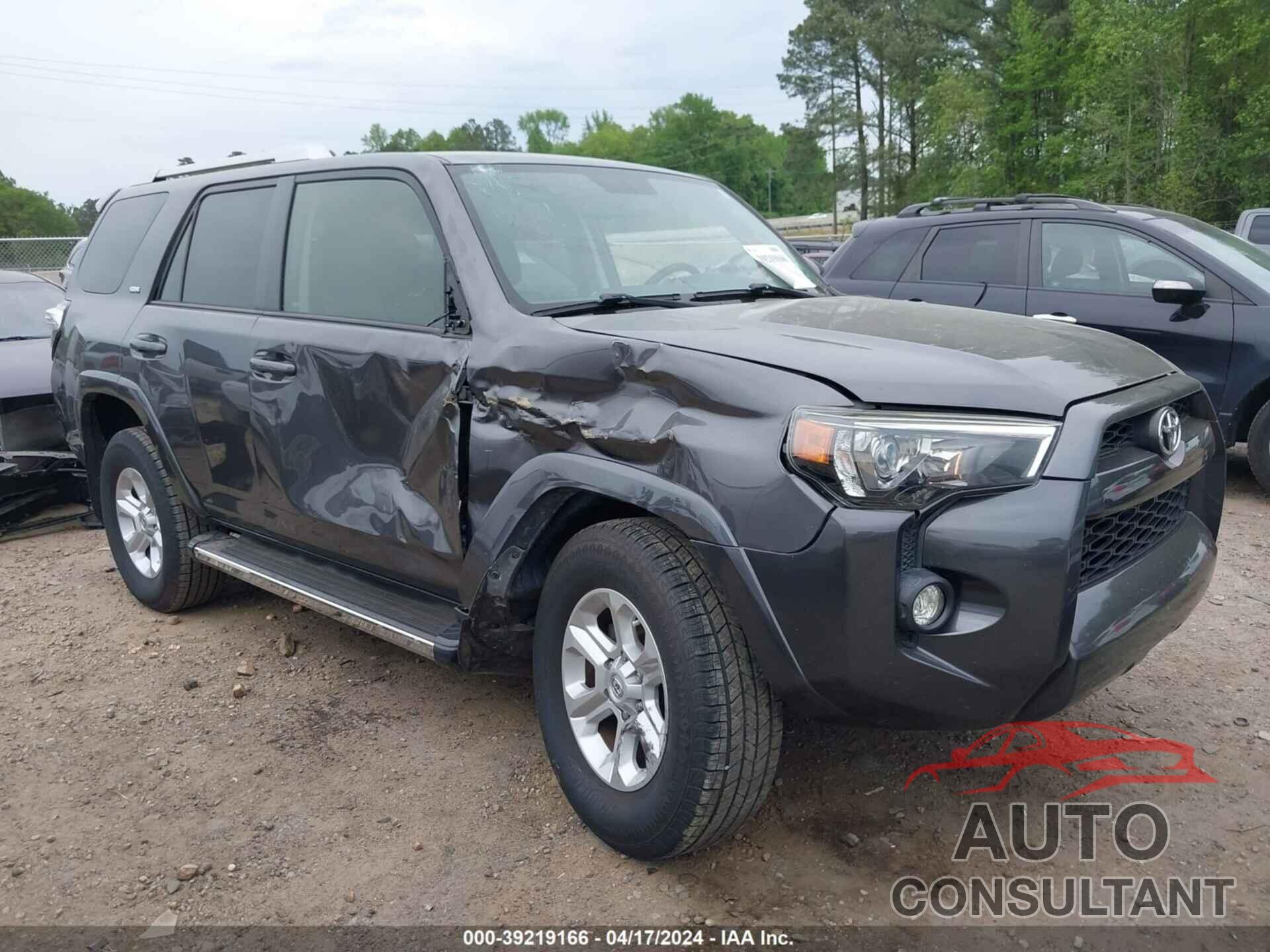 TOYOTA 4RUNNER 2018 - JTEZU5JR2J5167689