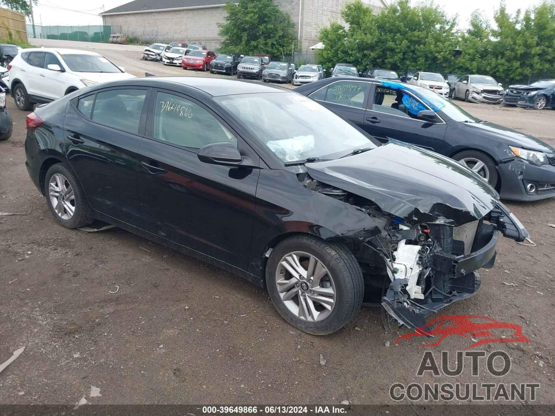 HYUNDAI ELANTRA 2019 - KMHD84LF9KU730319