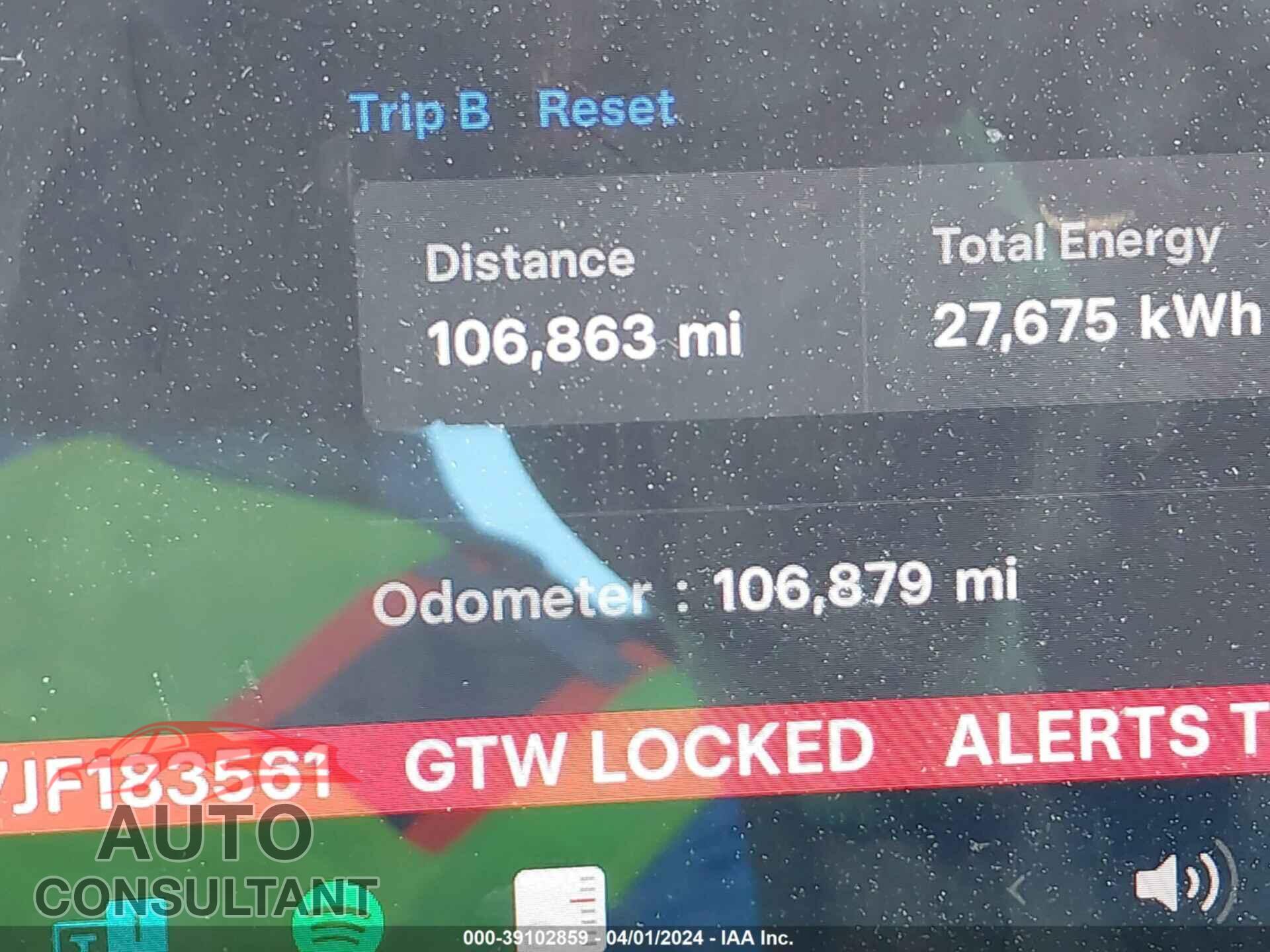 TESLA MODEL 3 2018 - 5YJ3E1EB7JF183561