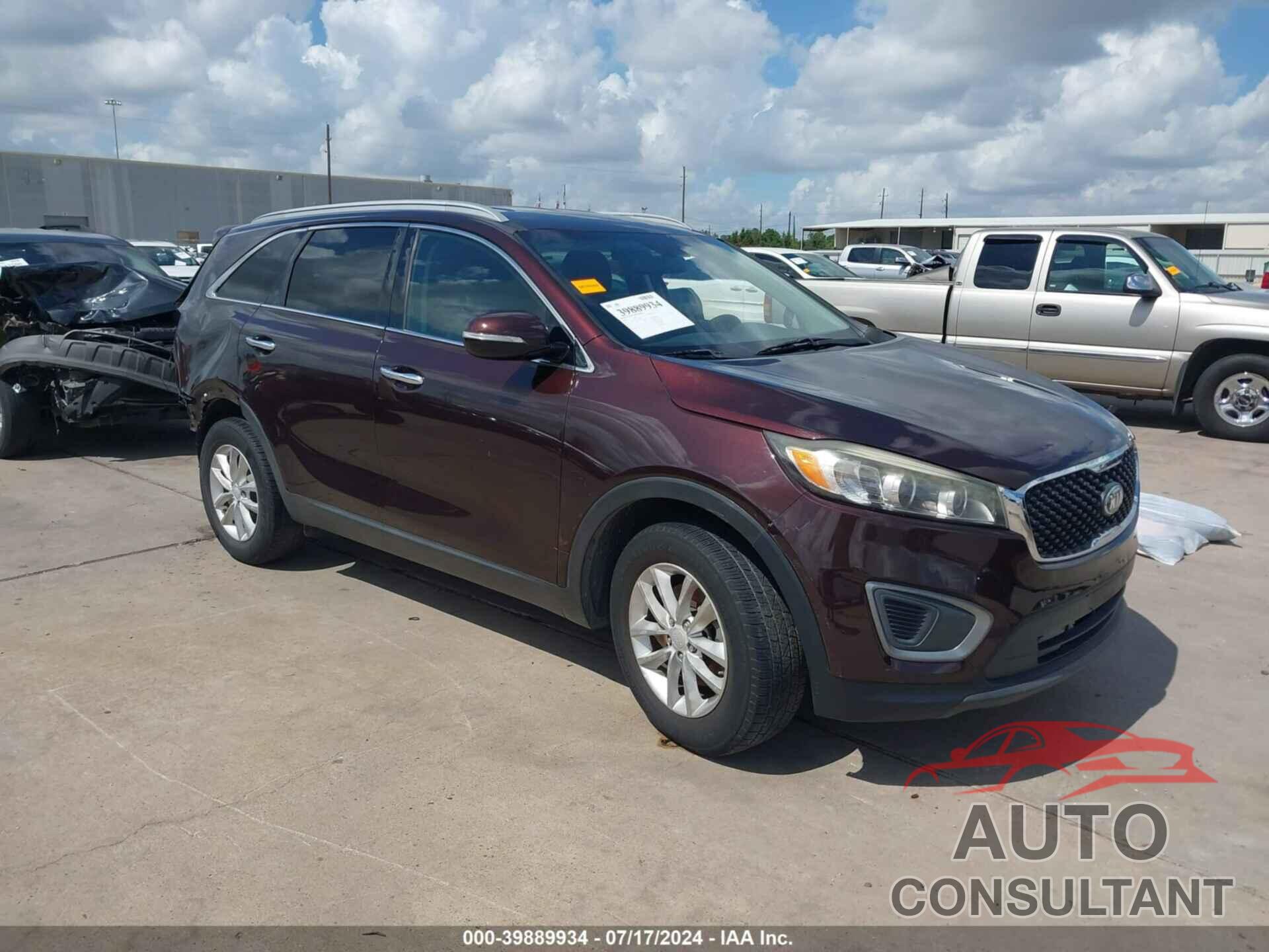 KIA SORENTO 2016 - 5XYPG4A51GG043780