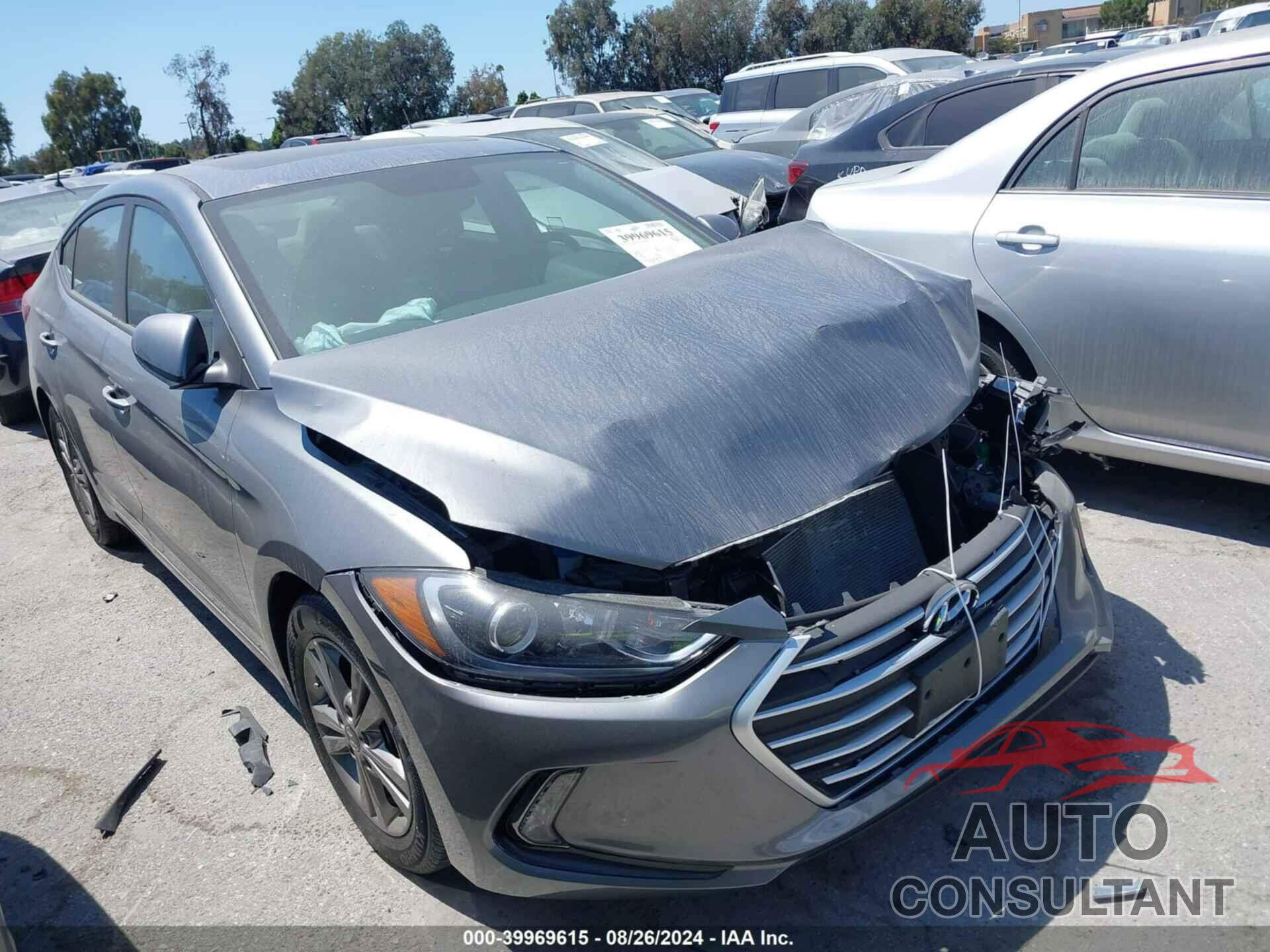 HYUNDAI ELANTRA 2018 - 5NPD84LF6JH382413