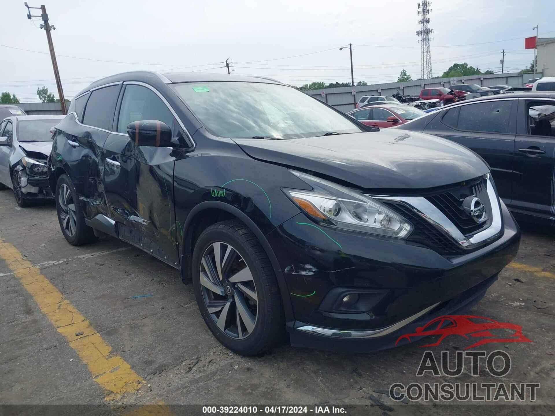 NISSAN MURANO 2018 - 5N1AZ2MG2JN195452